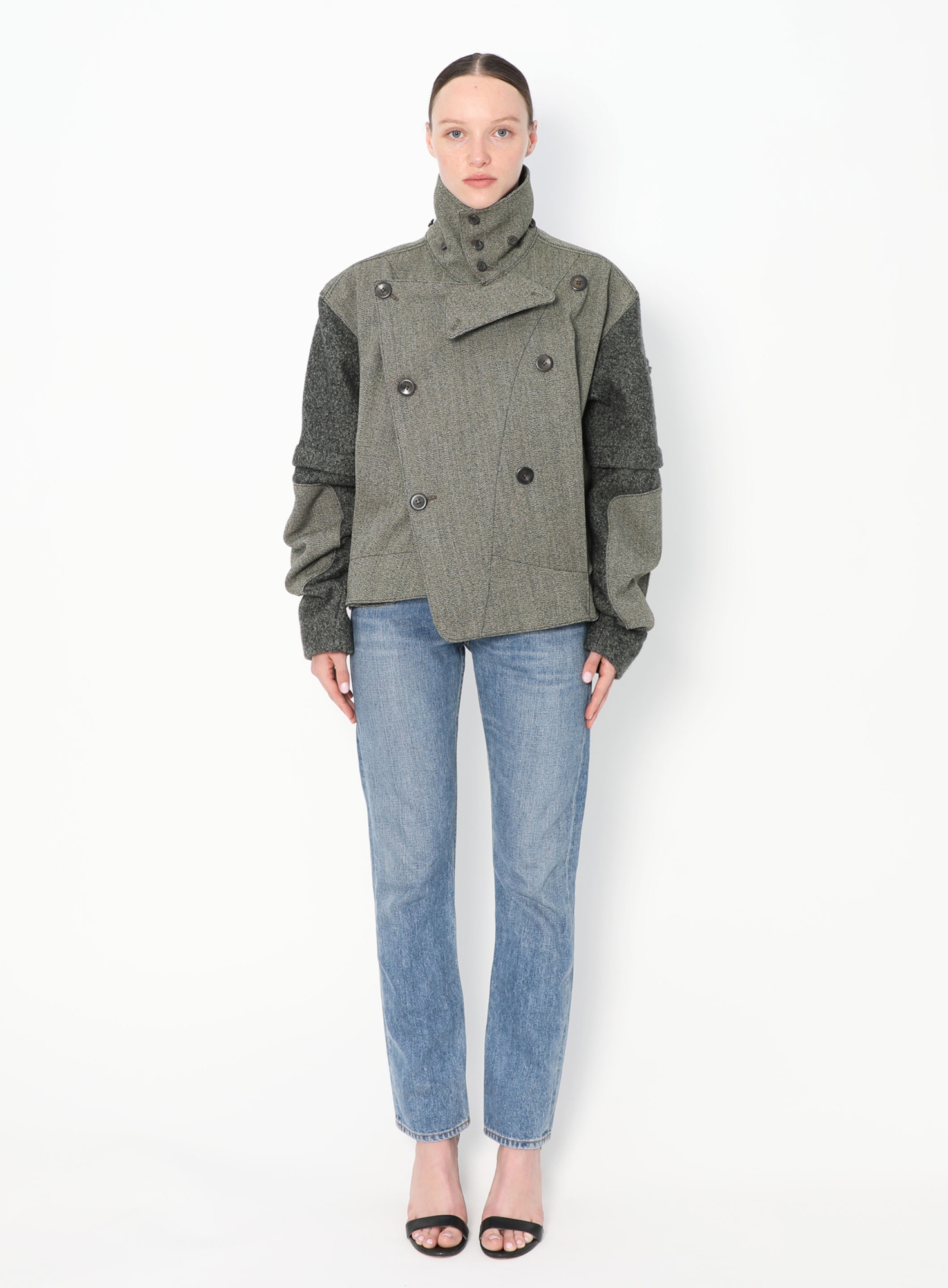 F/W 2004 Asymmetrical Wool Jacket | Authentique & Vintage | ReSee