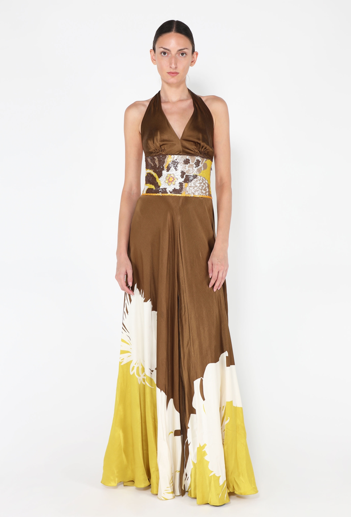 Silk Sequin Halter Gown, S/S 2005 - Valentino | ReSee