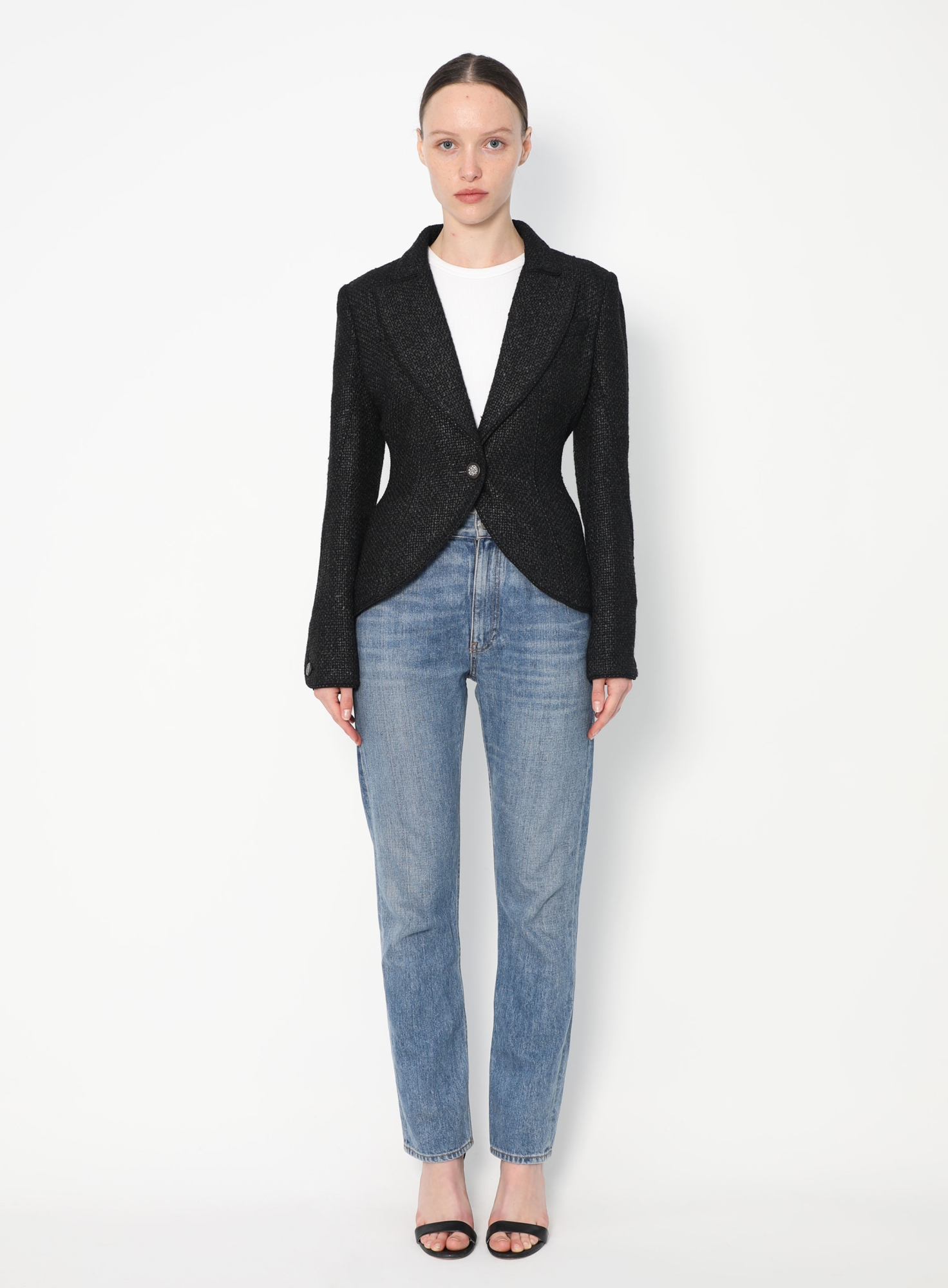 Waxed Tweed Braided Jacket - Chanel | ReSee