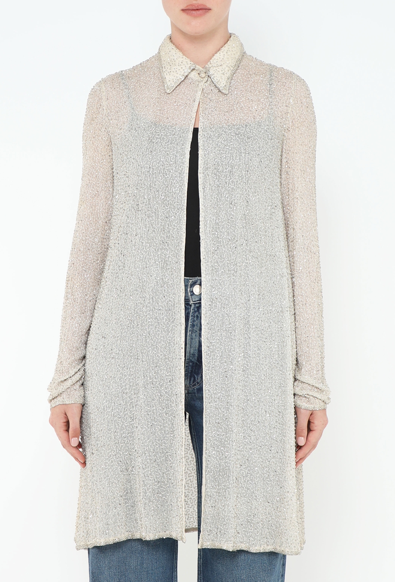 Katharine Hamnett Glass Beaded Tunic - Exquisite Vintage | ReSee