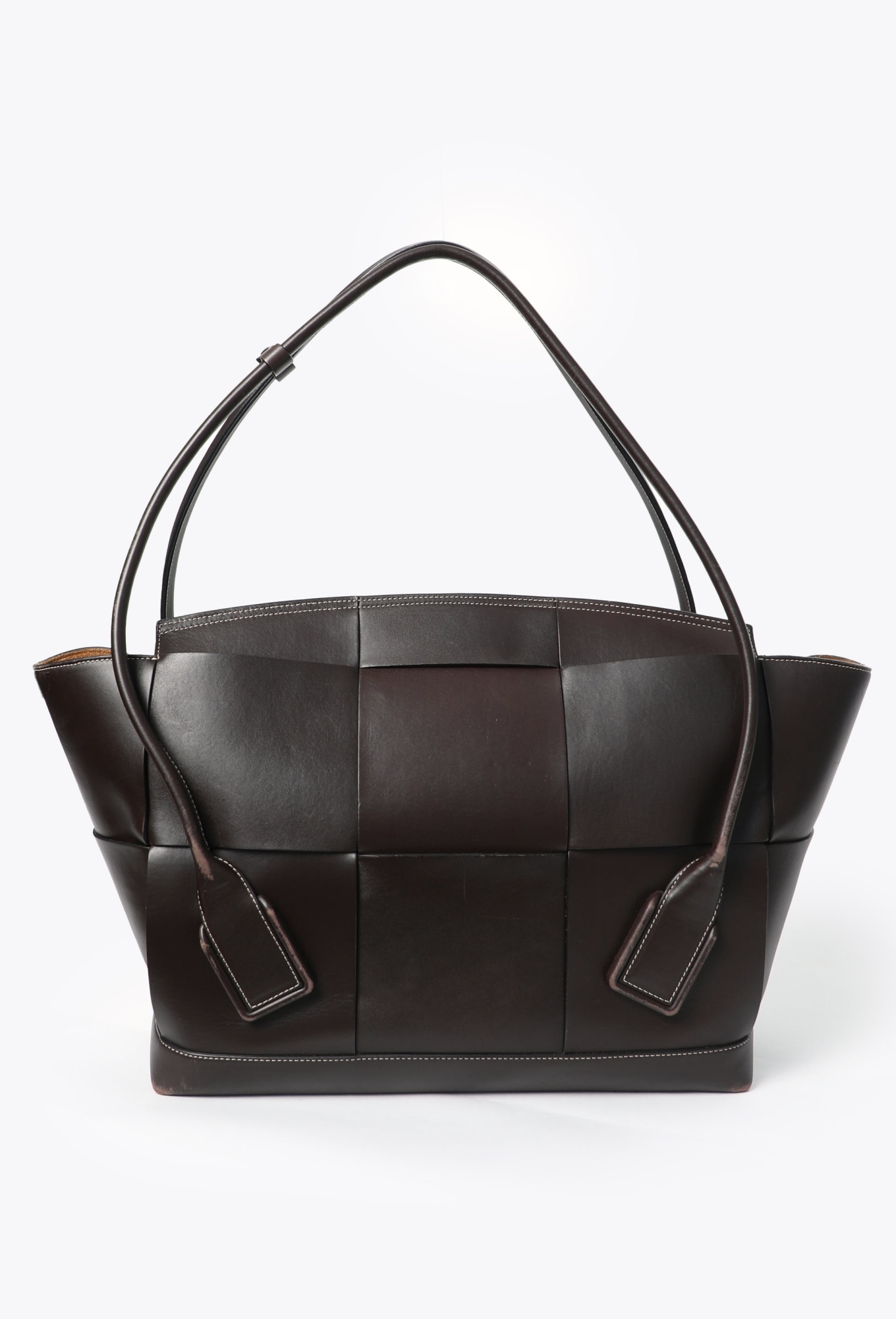 Pre-Fall 2019 Maxi Arco Tote Bag Chocolate brown - Bottega Veneta