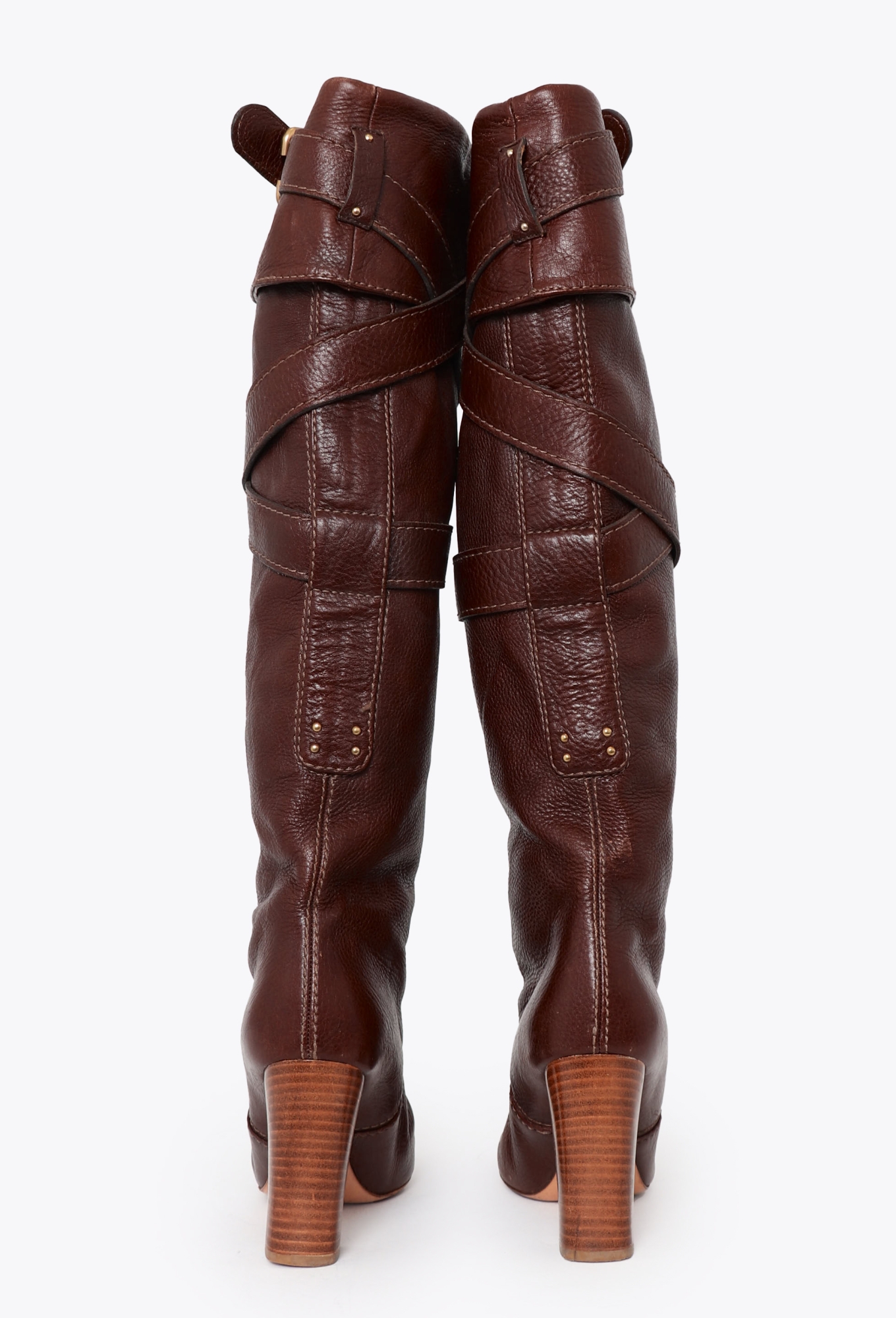 2005 Paddington Leather Knee Boots - Chloé | ReSee