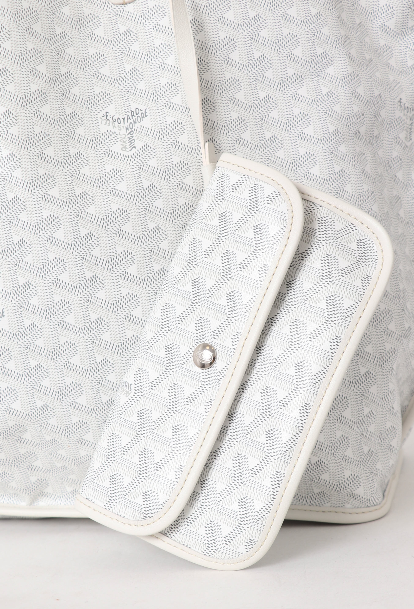 Saint Louis PM Tote Bag White Goyardine canvas - Goyard | ReSee