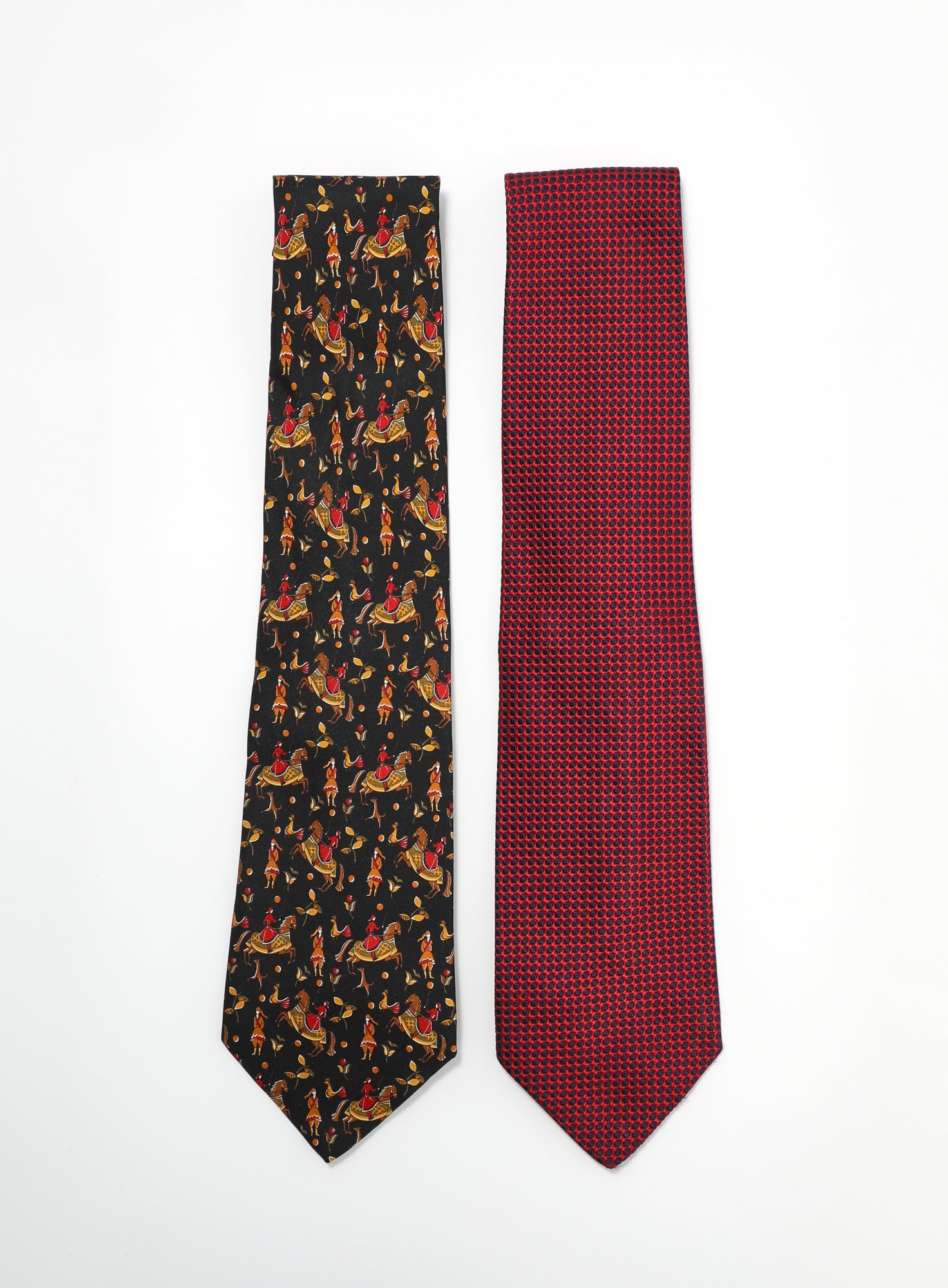 Ferragamo '90s Set of Silk Ties | Authentic & Vintage | ReSee