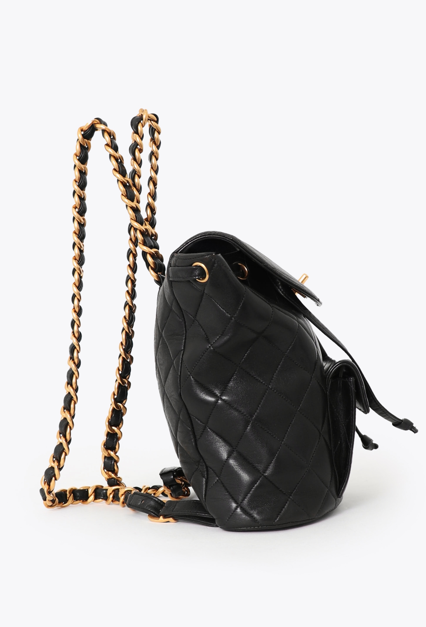 chanel vintage leather quilted backpack RARE '90s Quilted Duma Backpack - Chanel