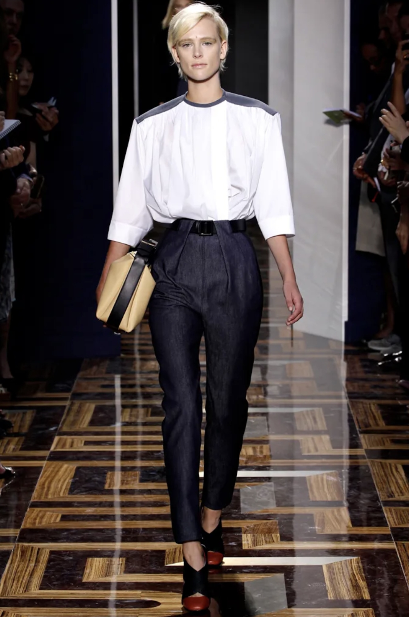 S/S 2012 Colorblock Denim Pants - Balenciaga | ReSee
