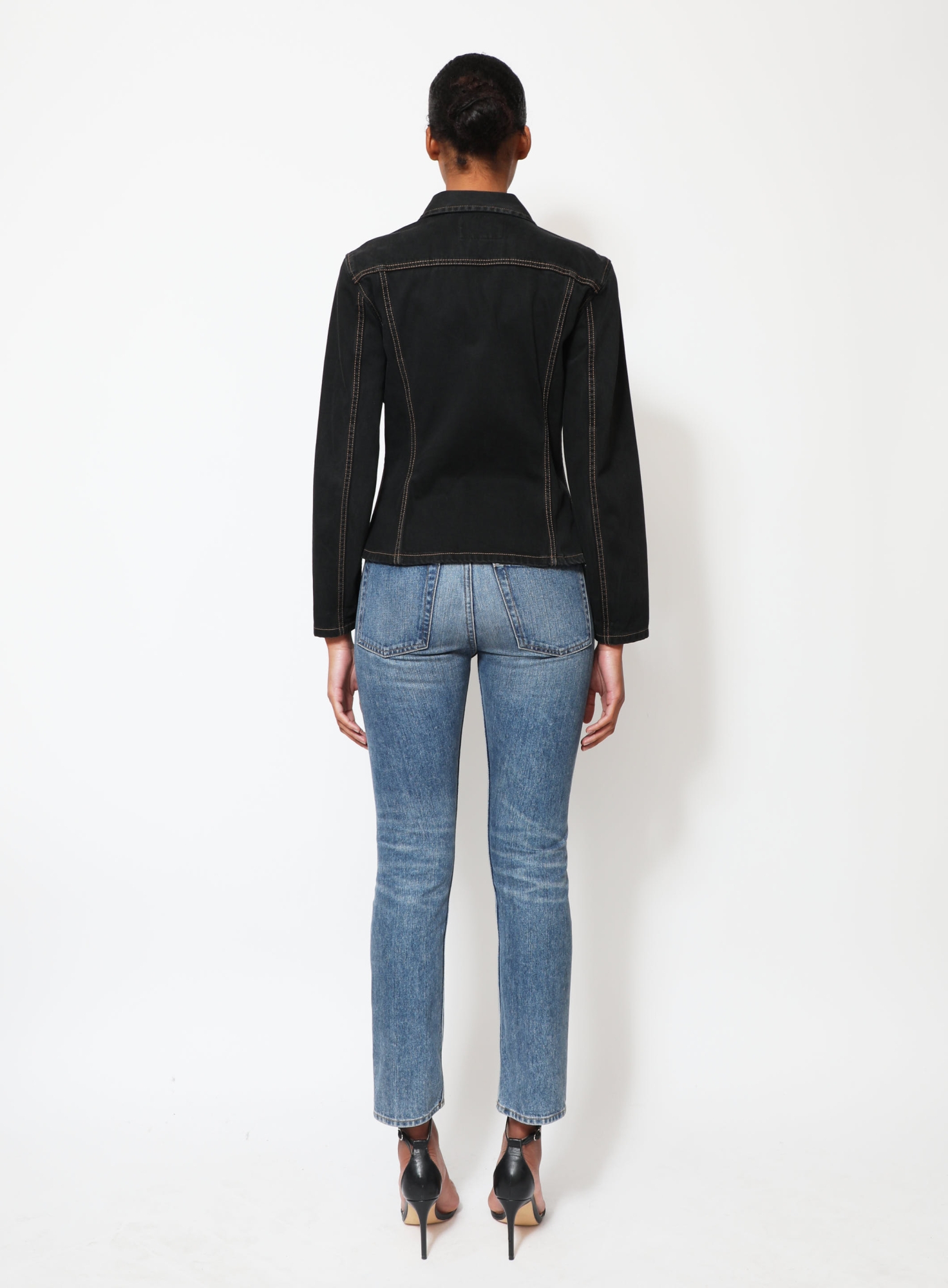 80s Cinched Denim Jacket | Authentic & Vintage | ReSee
