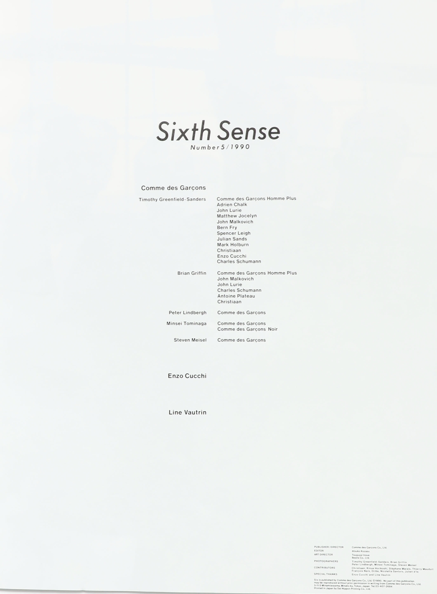 SIX Magazine: S/S 1990, No°5 | Authentic & Vintage | ReSee