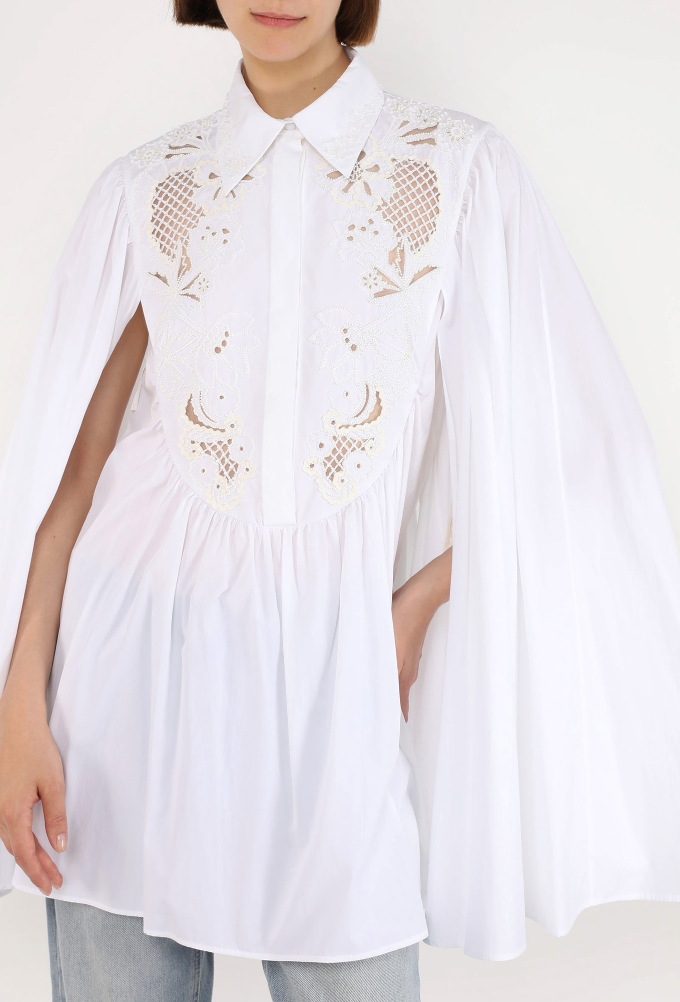 Embroidered Lace Cotton Tunic, 2022 - Valentino | ReSee