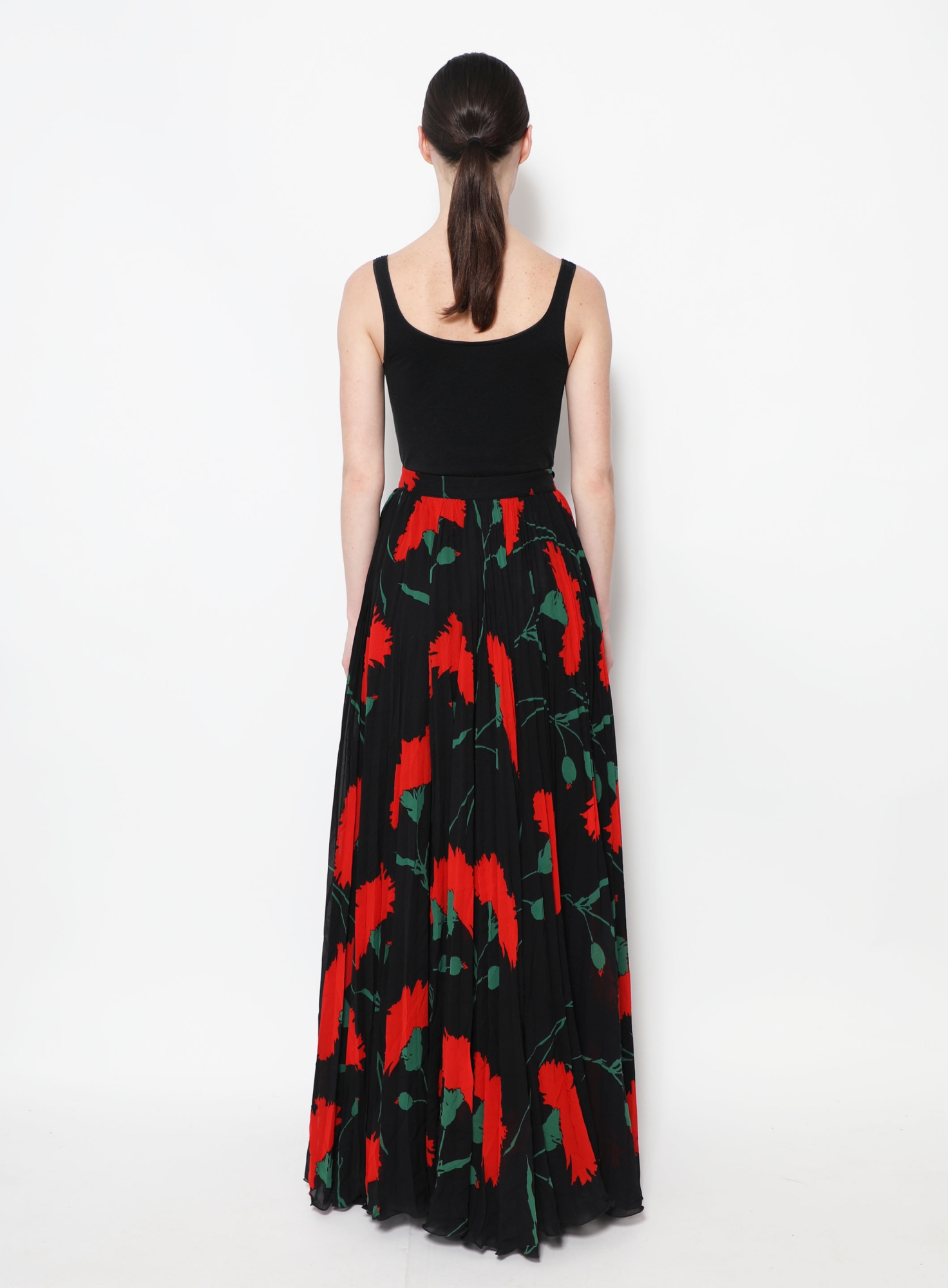 80s Floral Pleated Skirt | Authentic & Vintage | ReSee