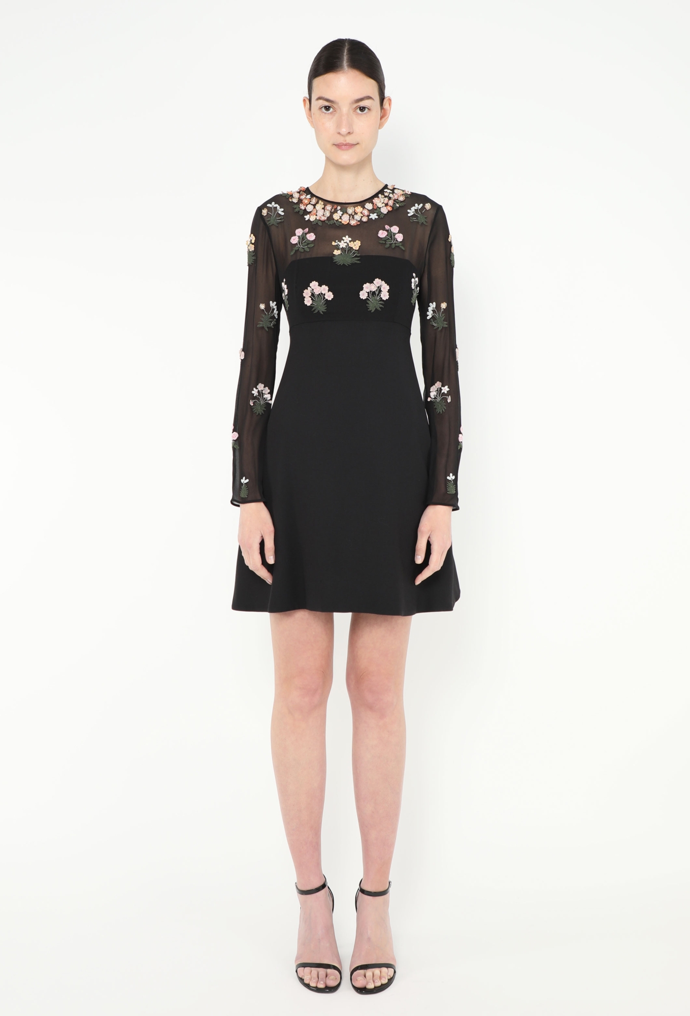 Floral Beaded A-Line Dress - Valentino | ReSee Floral Beaded A-Line Dress - Valentino | ReSee