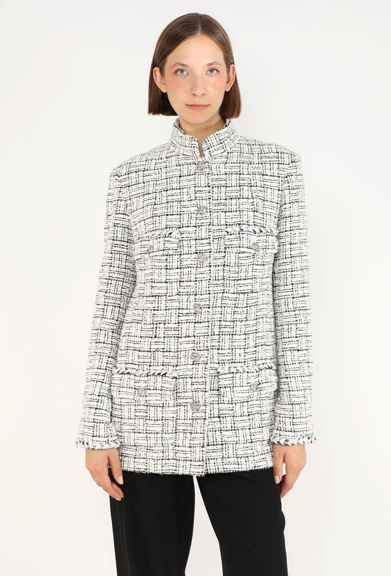 journalstandard relume tweedクルーネックJKT Sequin Tweed 'CC' Jacket, 2023 - Chanel | ReSee