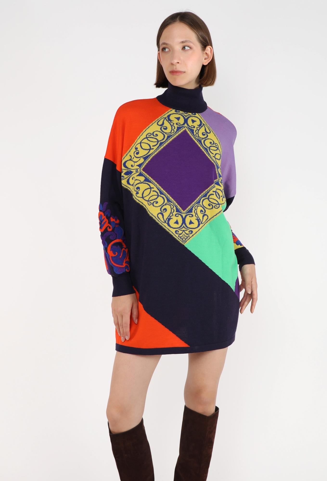 Baroque Intarsia Sweater, 1989 - Gianni Versace | ReSee