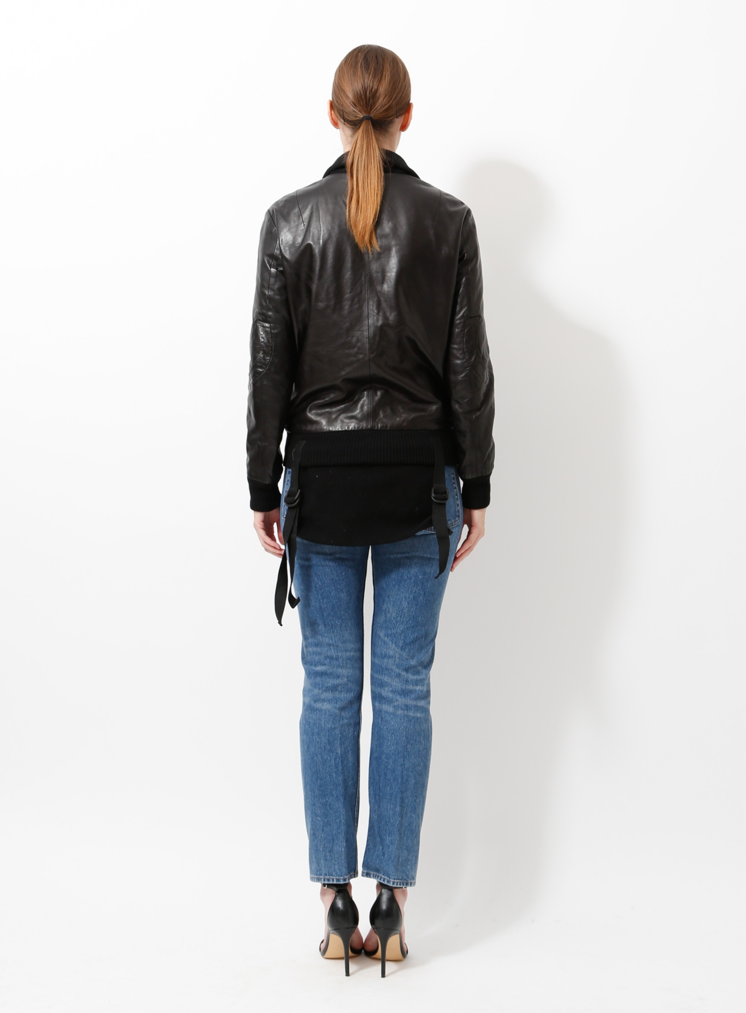 2003 Leather Flap Back Bomber | Authentic & Vintage | ReSee