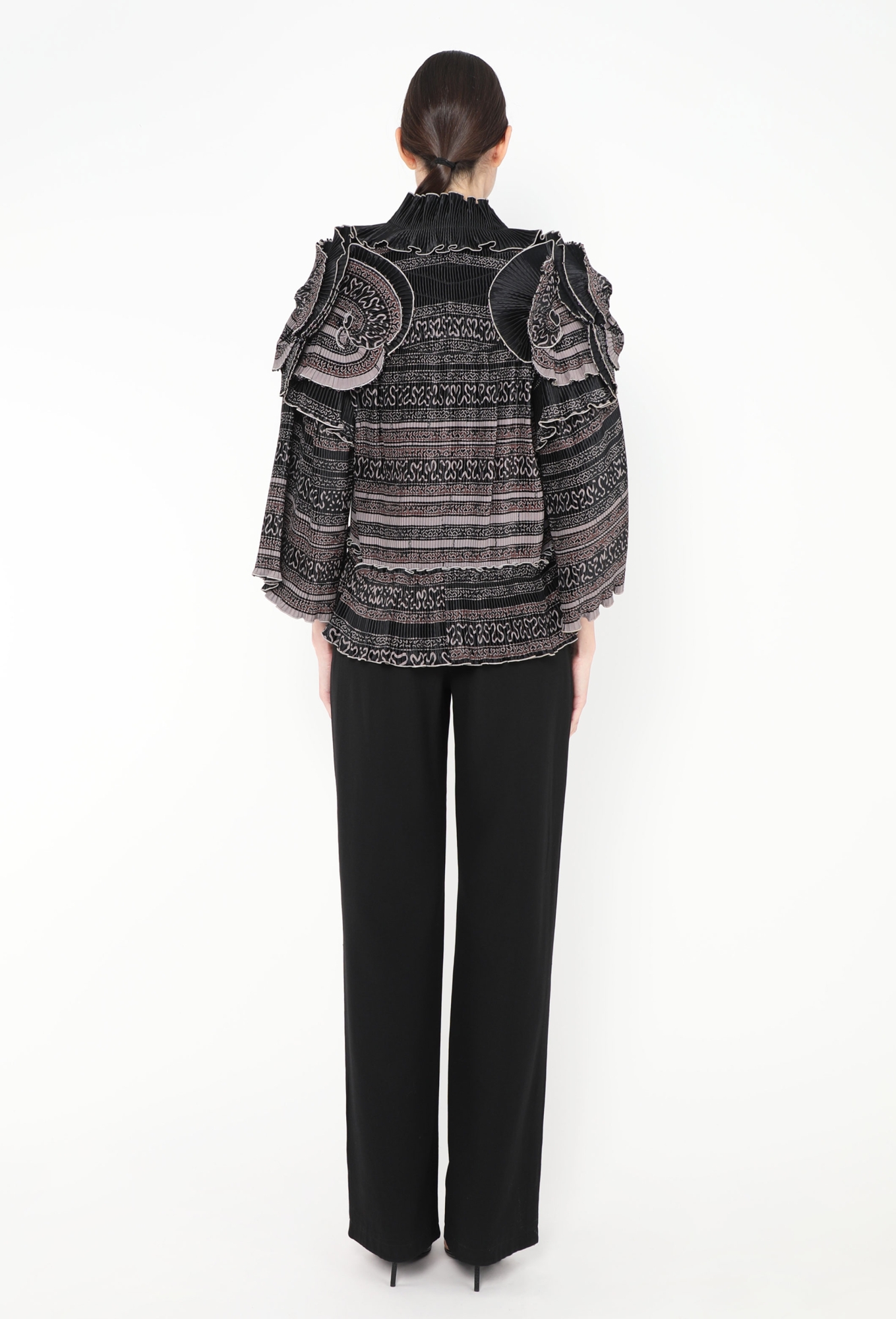 Collector '70s Hand-Painted Plissé Jacket - Zandra Rhodes | ReSee