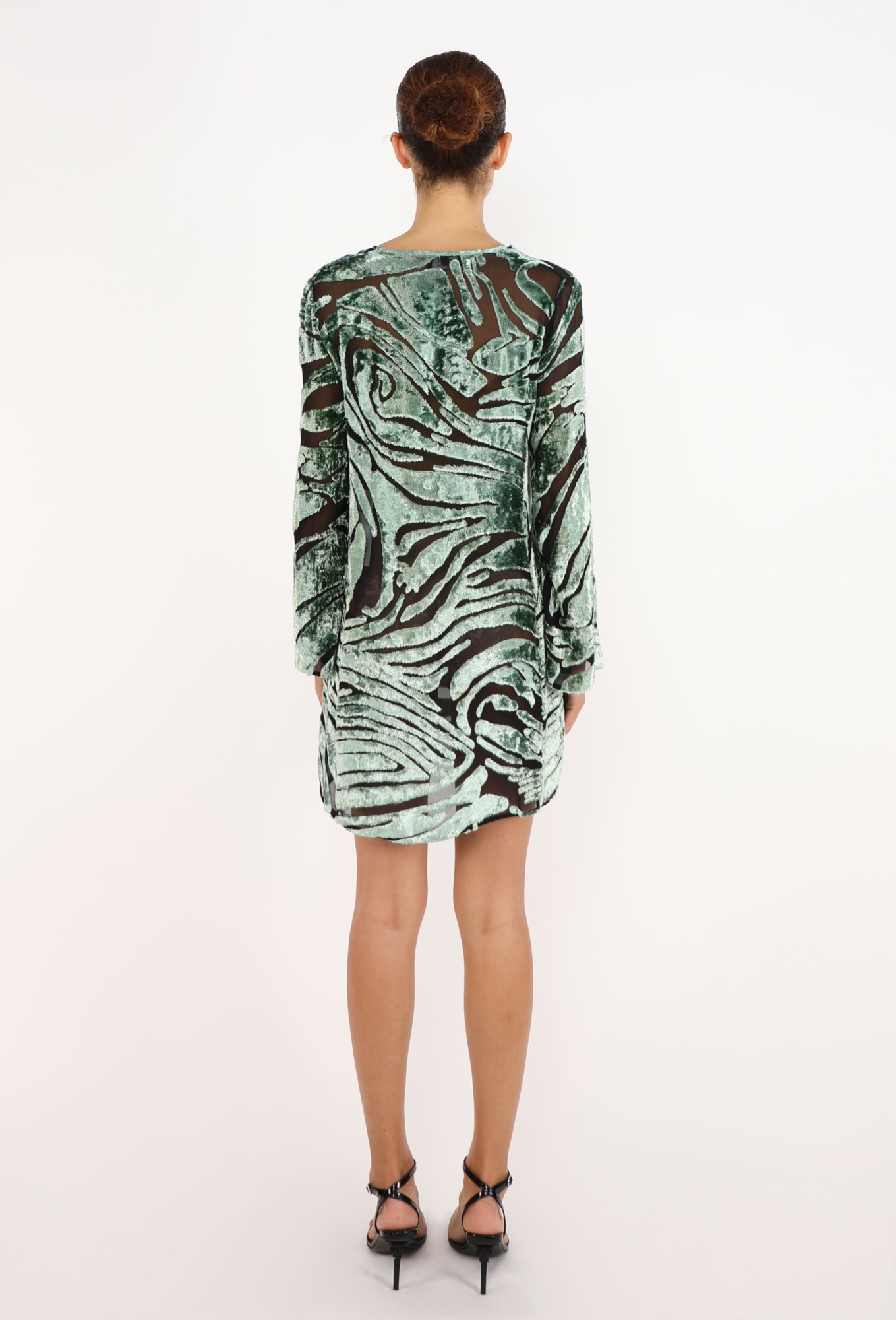 Plunging Velvet Dévoré Dress, S/S 1996 - Gucci | ReSee