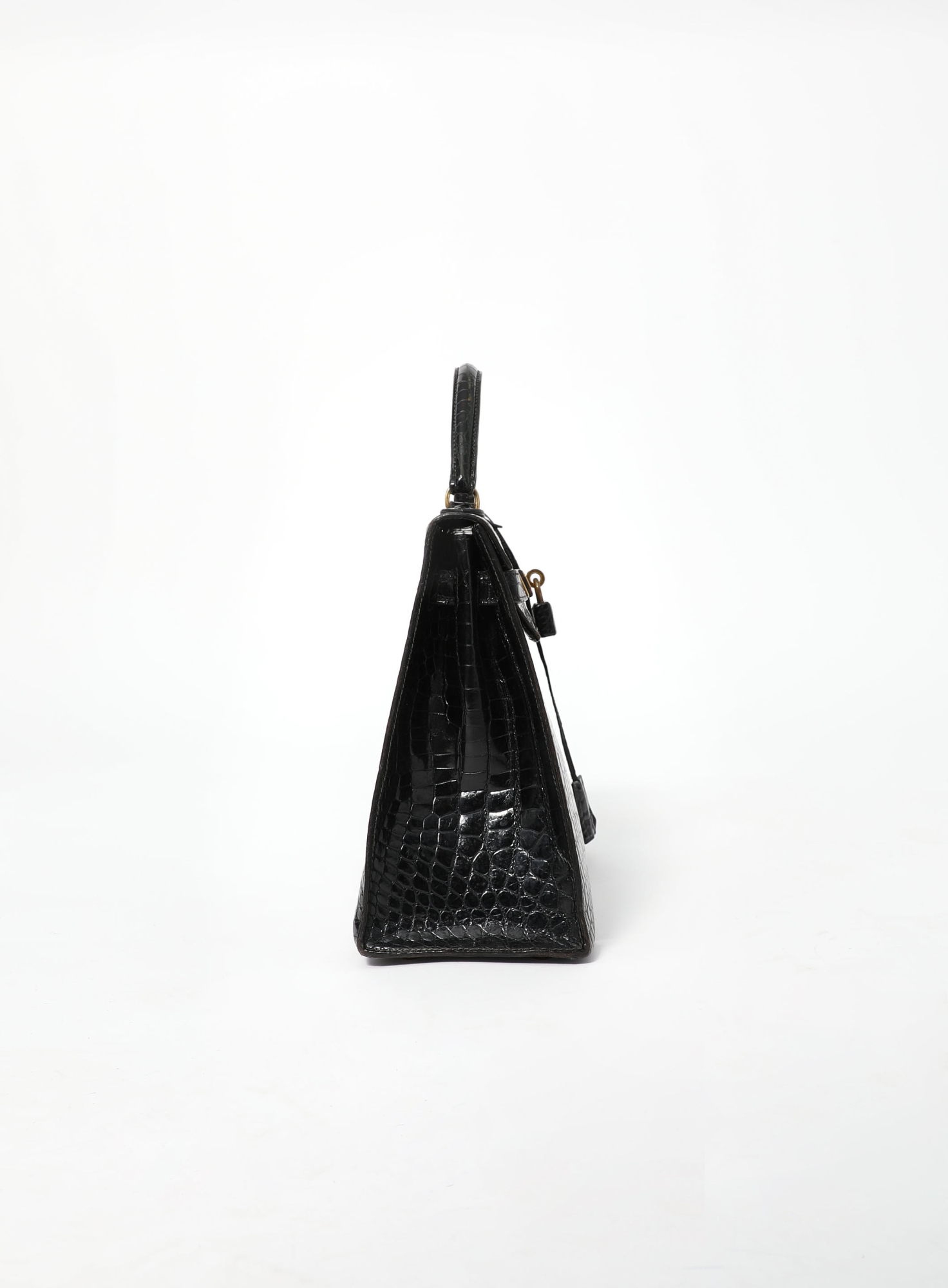 80s Black Porosus Kelly Sellier 32 | Authentique & Vintage | ReSee