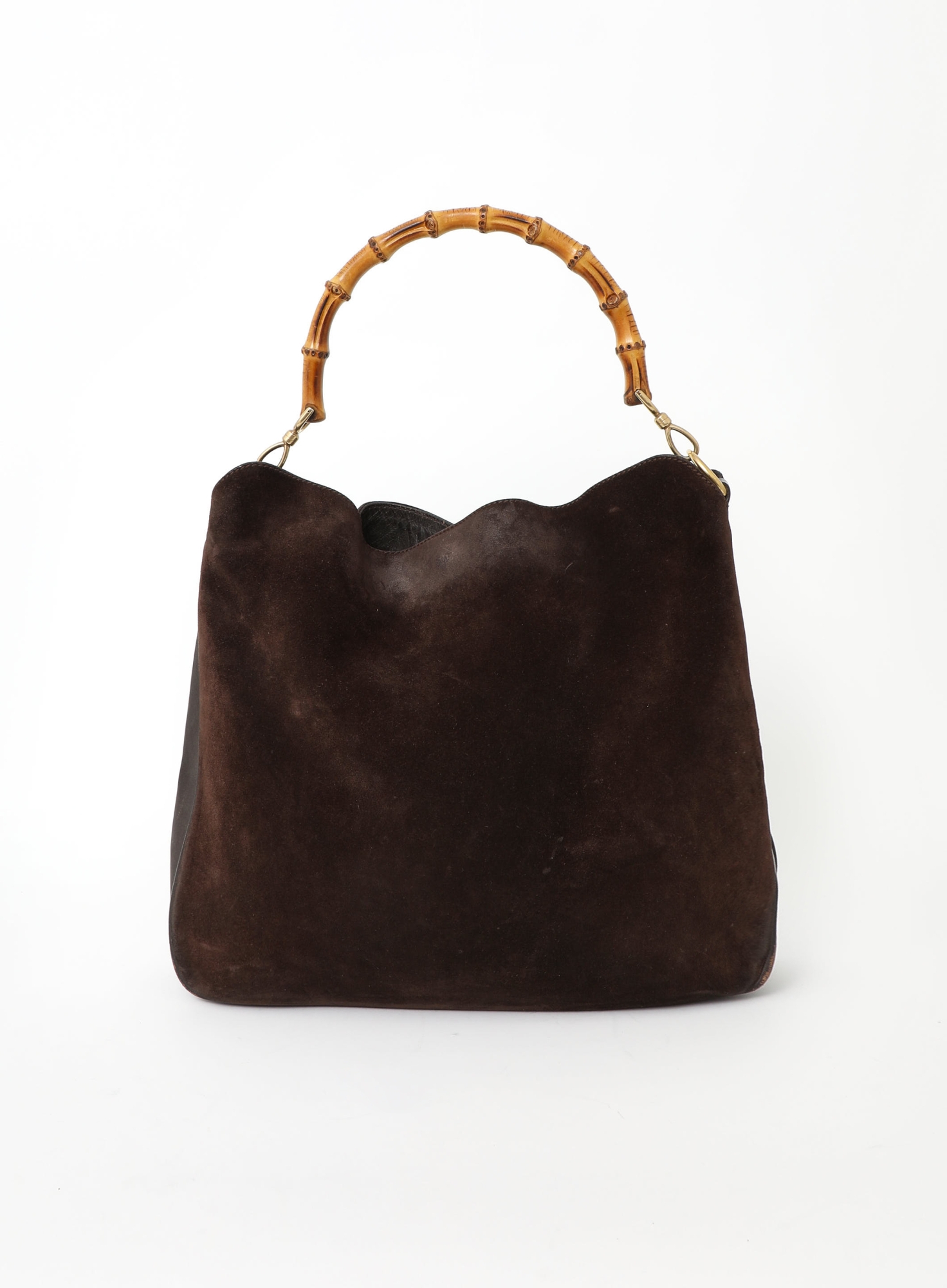 Suede Bamboo Hobo Bag | Authentic & Vintage | ReSee