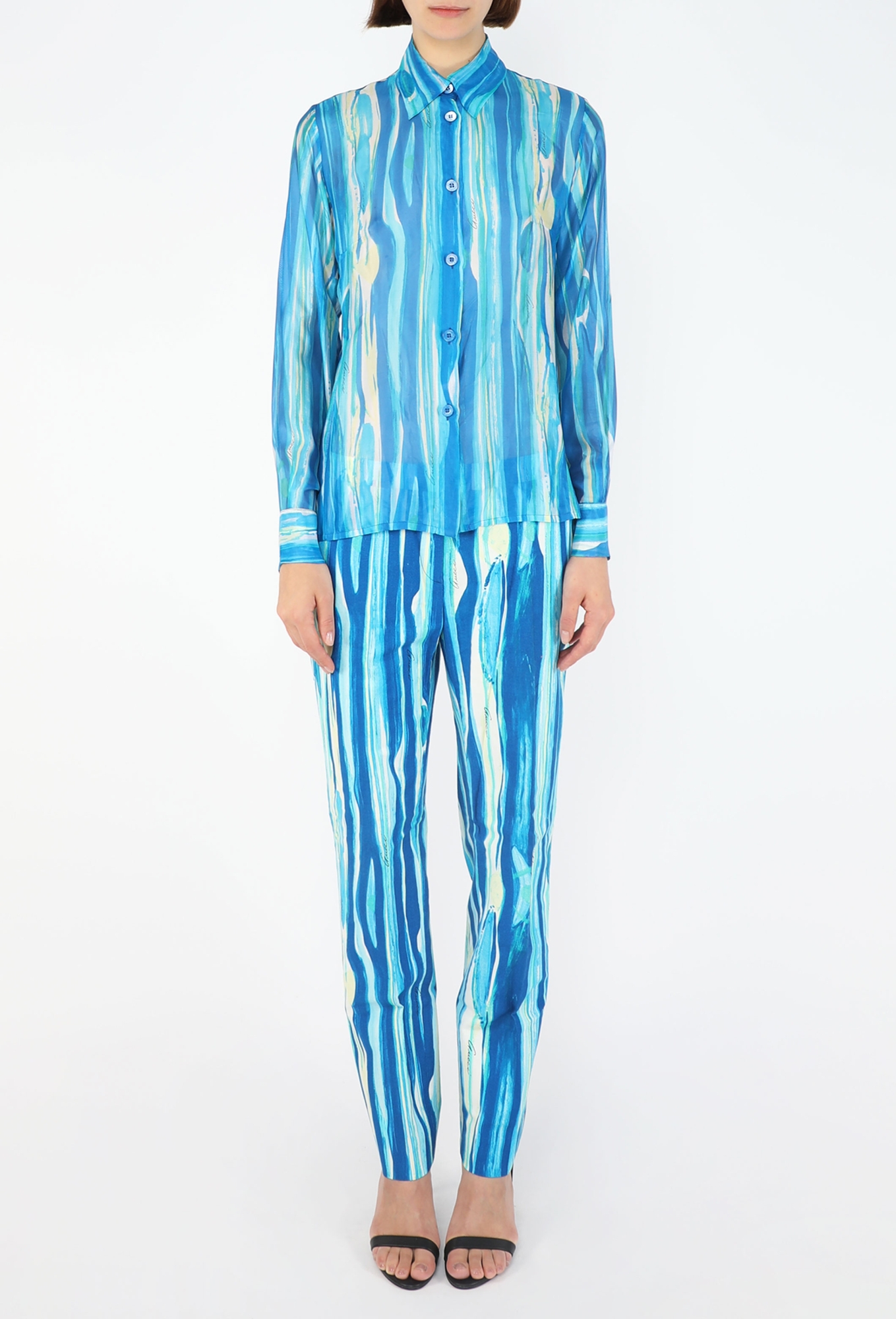 Graphic Printed Ensemble, S/S 1996 - Gucci | ReSee