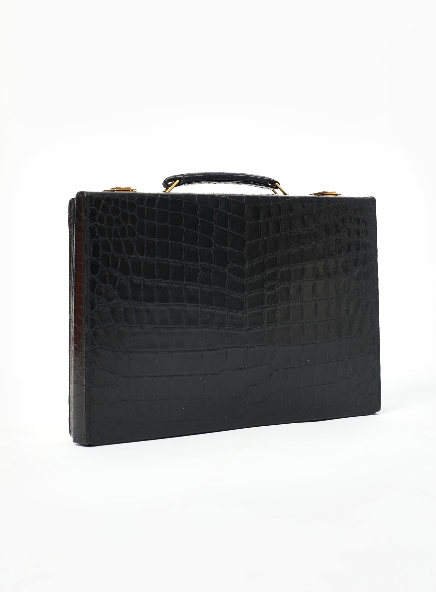Rare '50s Trousse de Toilette Porosus Noir | Authentique & Vintage