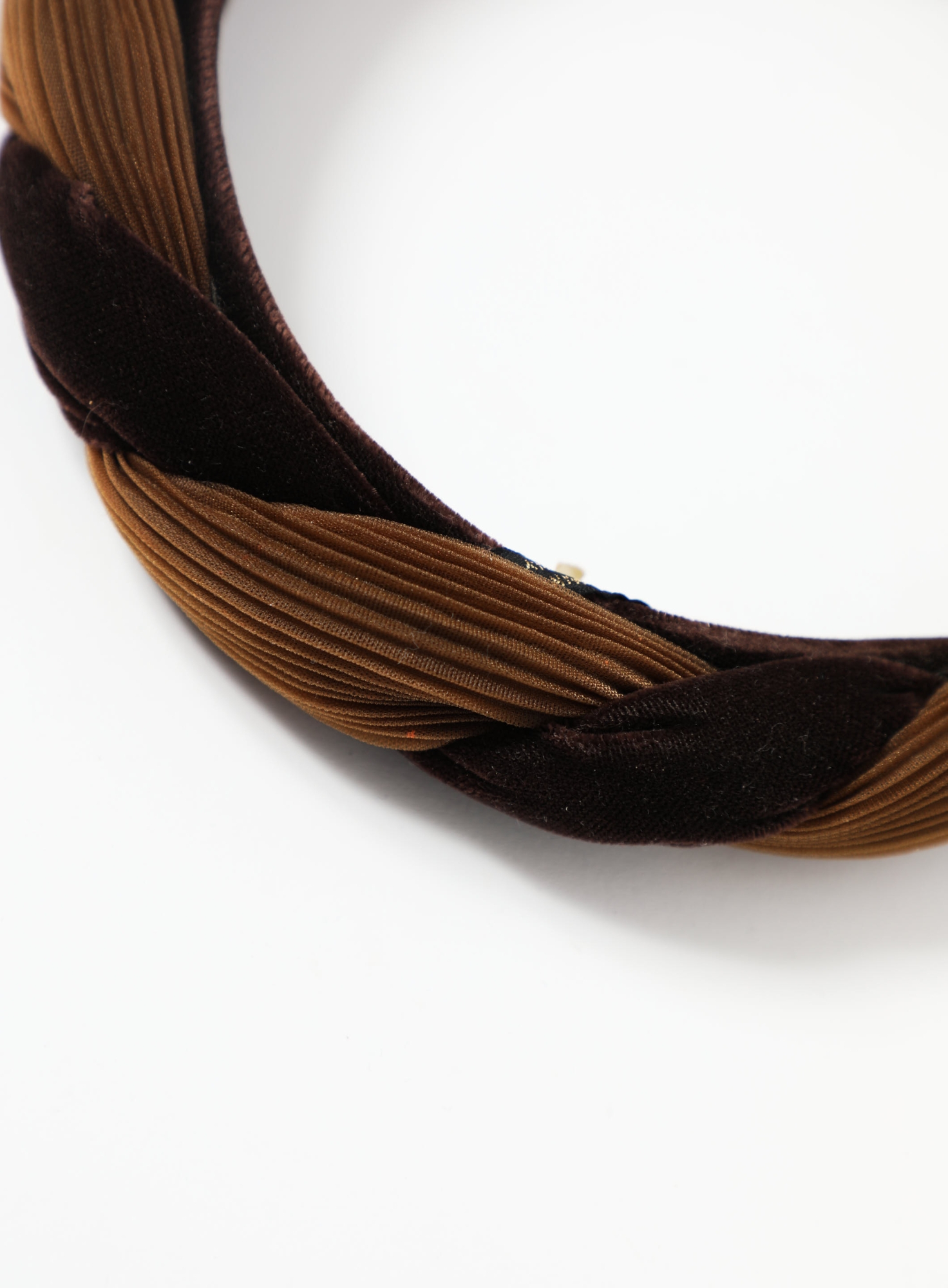 Alexandre de Paris Velvet Pleated Headband | Authentic & Vintage