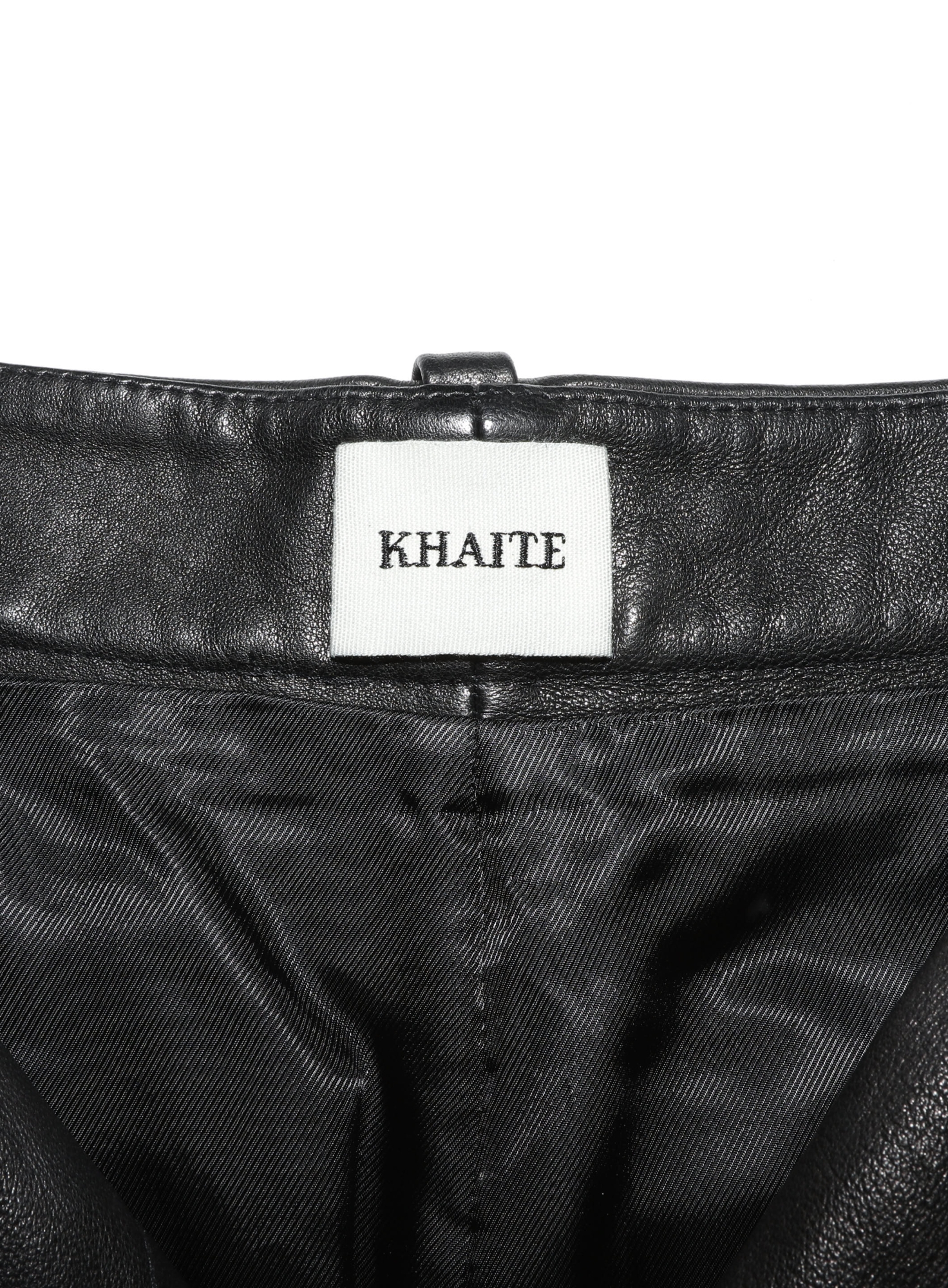 F/W 2023 Emile Lambskin Leather Pants - Khaite | Authentic 