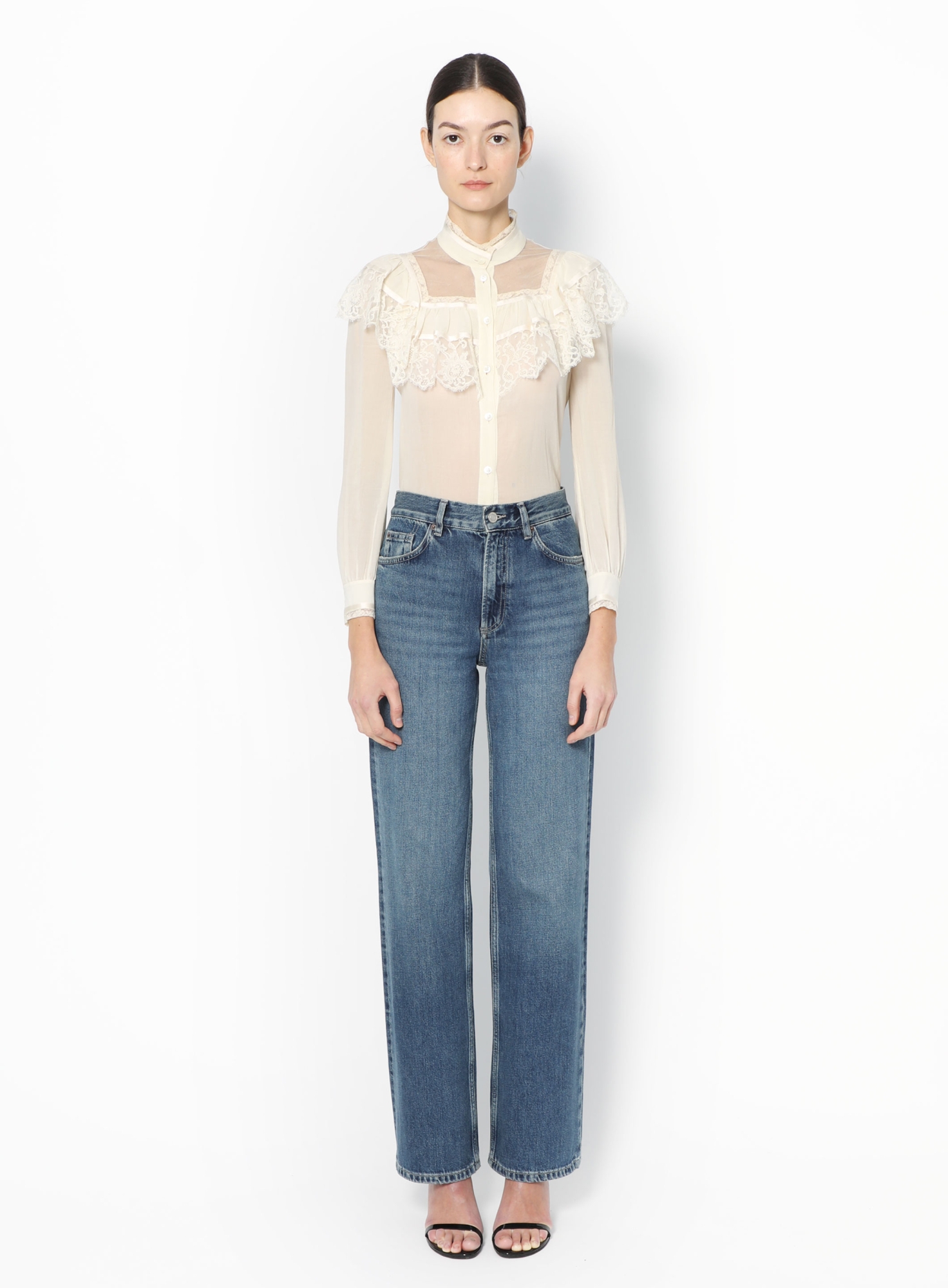 Lace Ruffled Blouse | Authentic & Vintage | ReSee