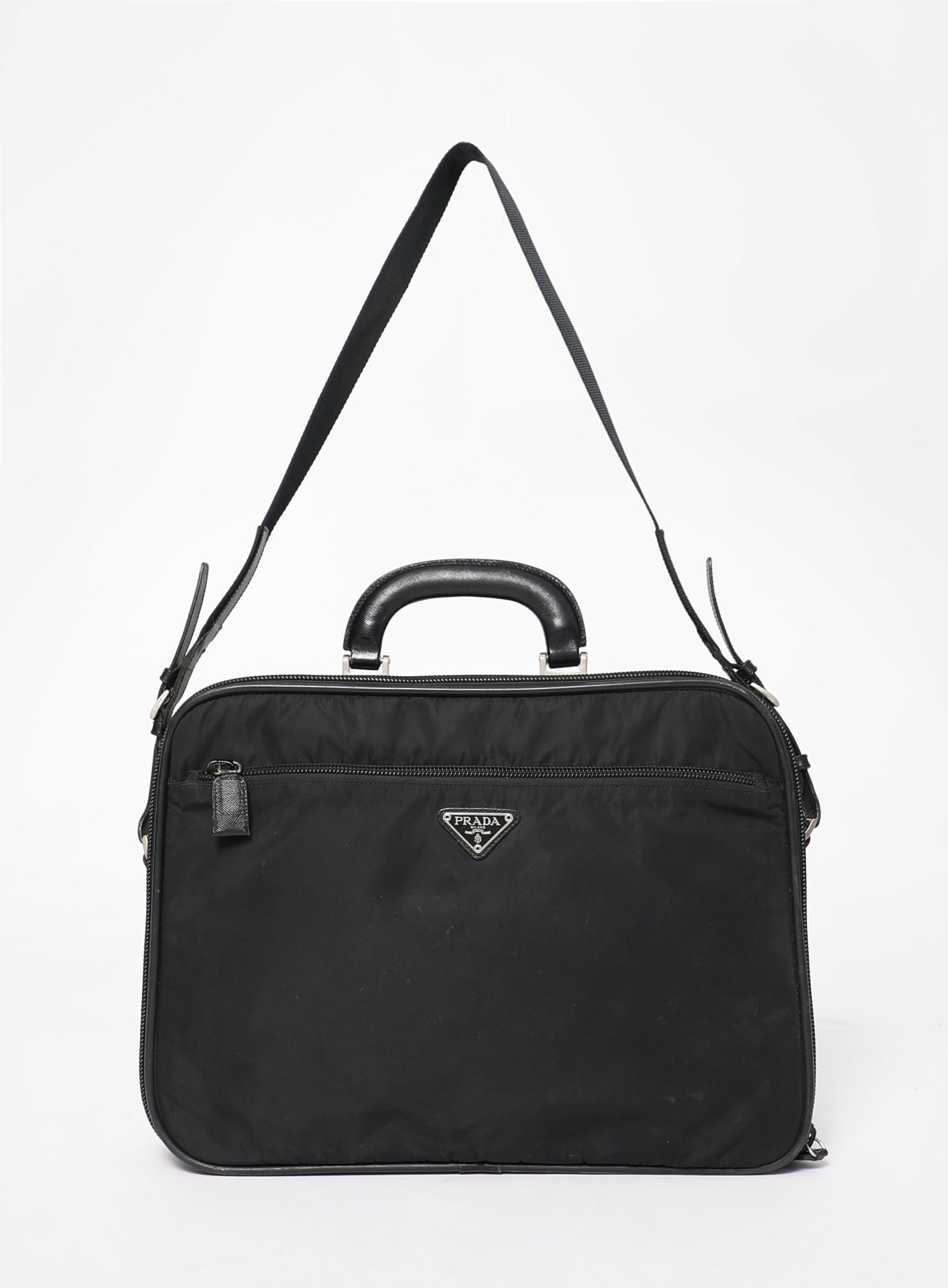 Black Nylon Briefcase | Authentic & Vintage | ReSee