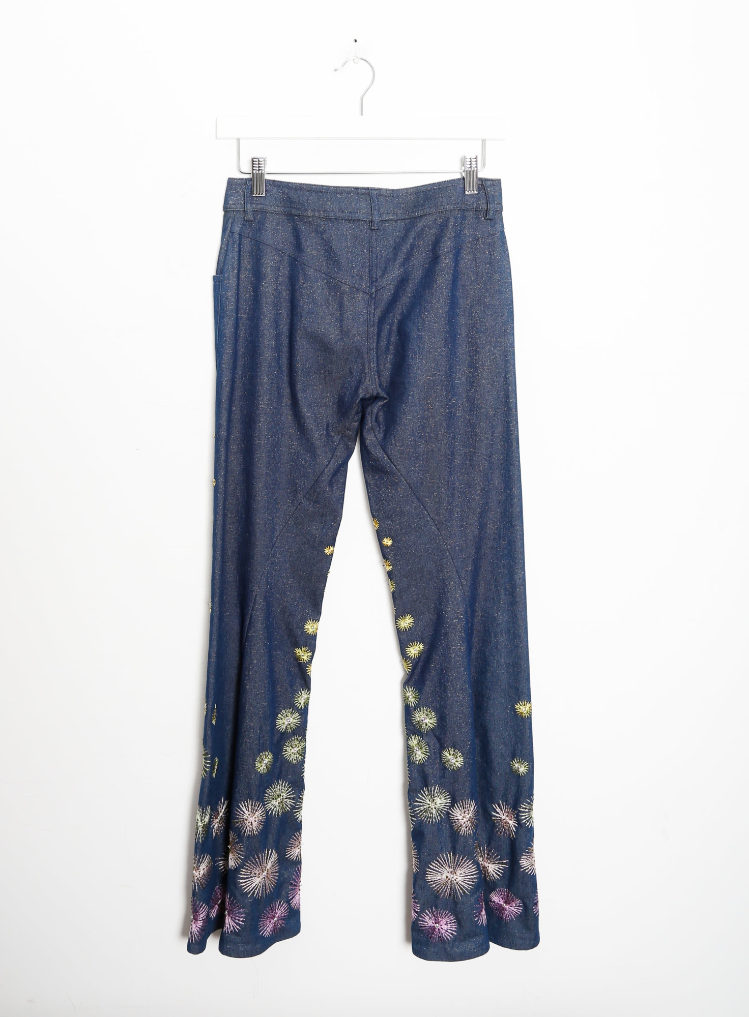 STUNNING S/S 2002 'Firework' Flared Denim Trousers | Authentic STUNNING S/S 2002 'Firework' Flared Denim Trousers | Authentic