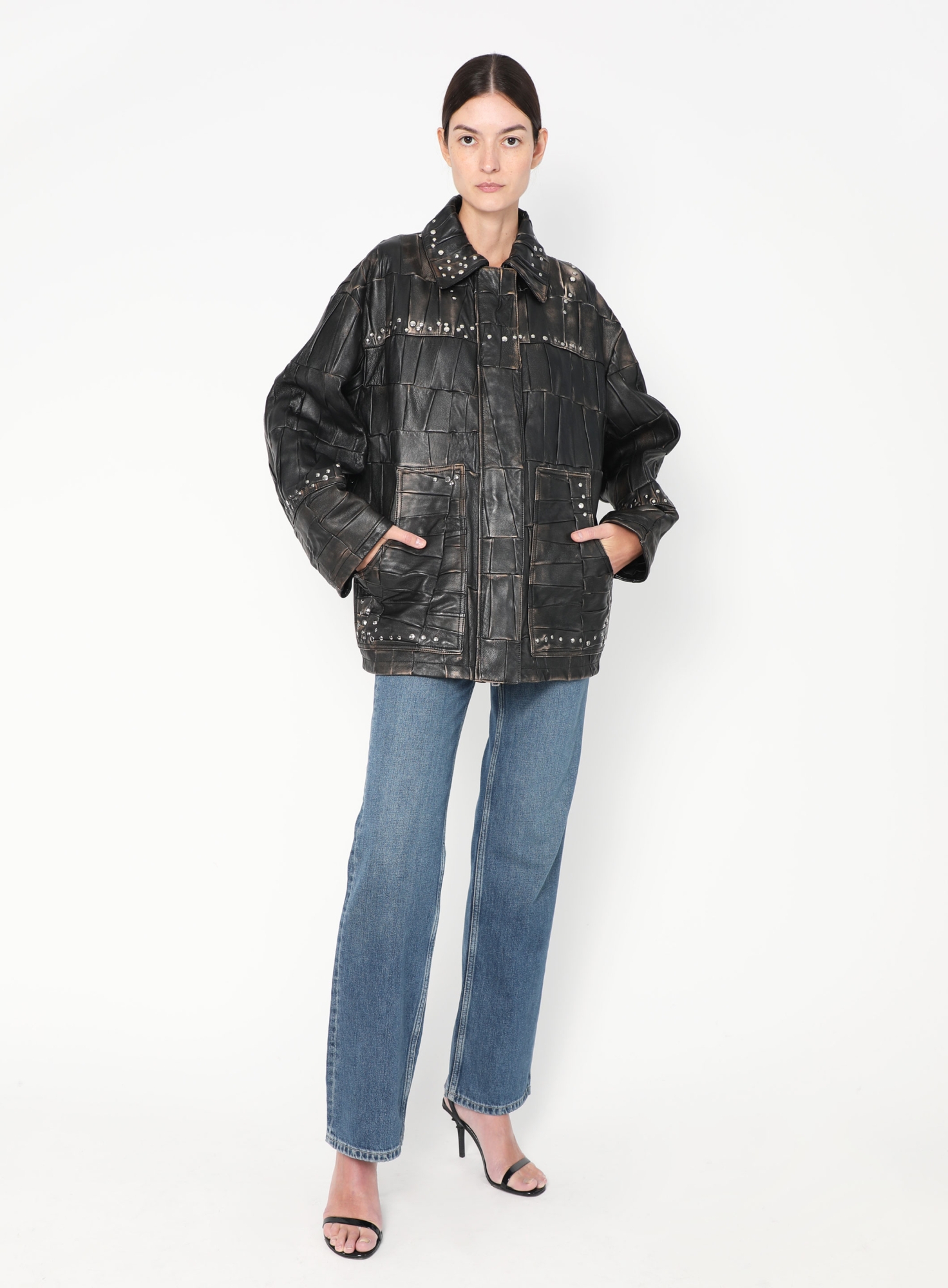 S/S 2024 Studded Leather Jacket | Authentic & Vintage | ReSee