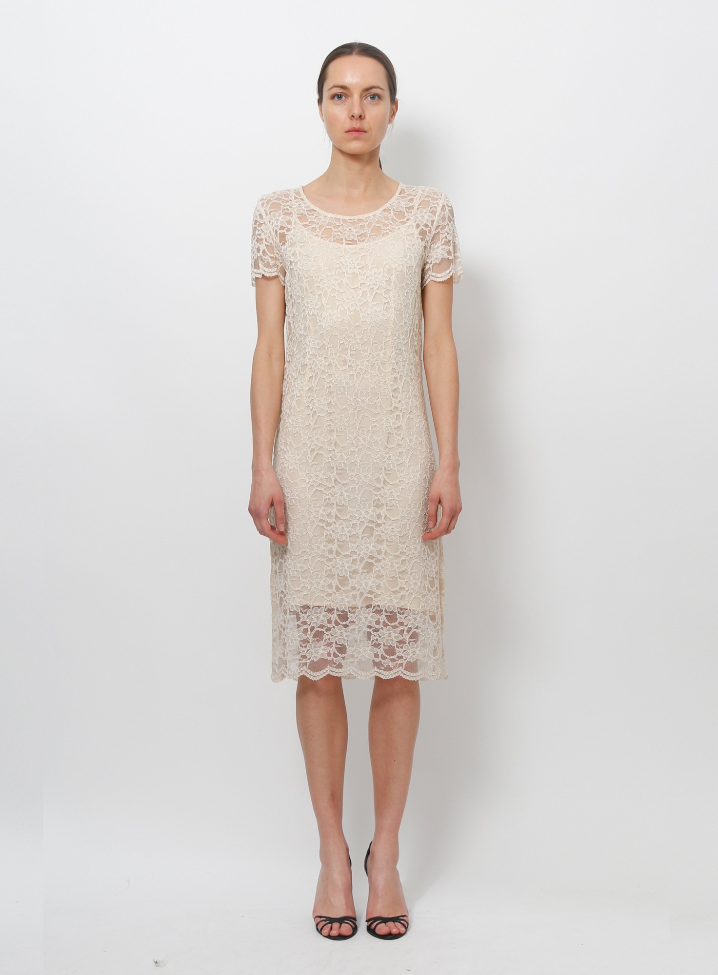 white lace dress with beige underlay Amazon.com: Women's Dresses Mesh Lantern Sleeve Lace Dress Dress for Women (Color : Beige, Size : Medium) : Clothing, Shoes & Jewelry