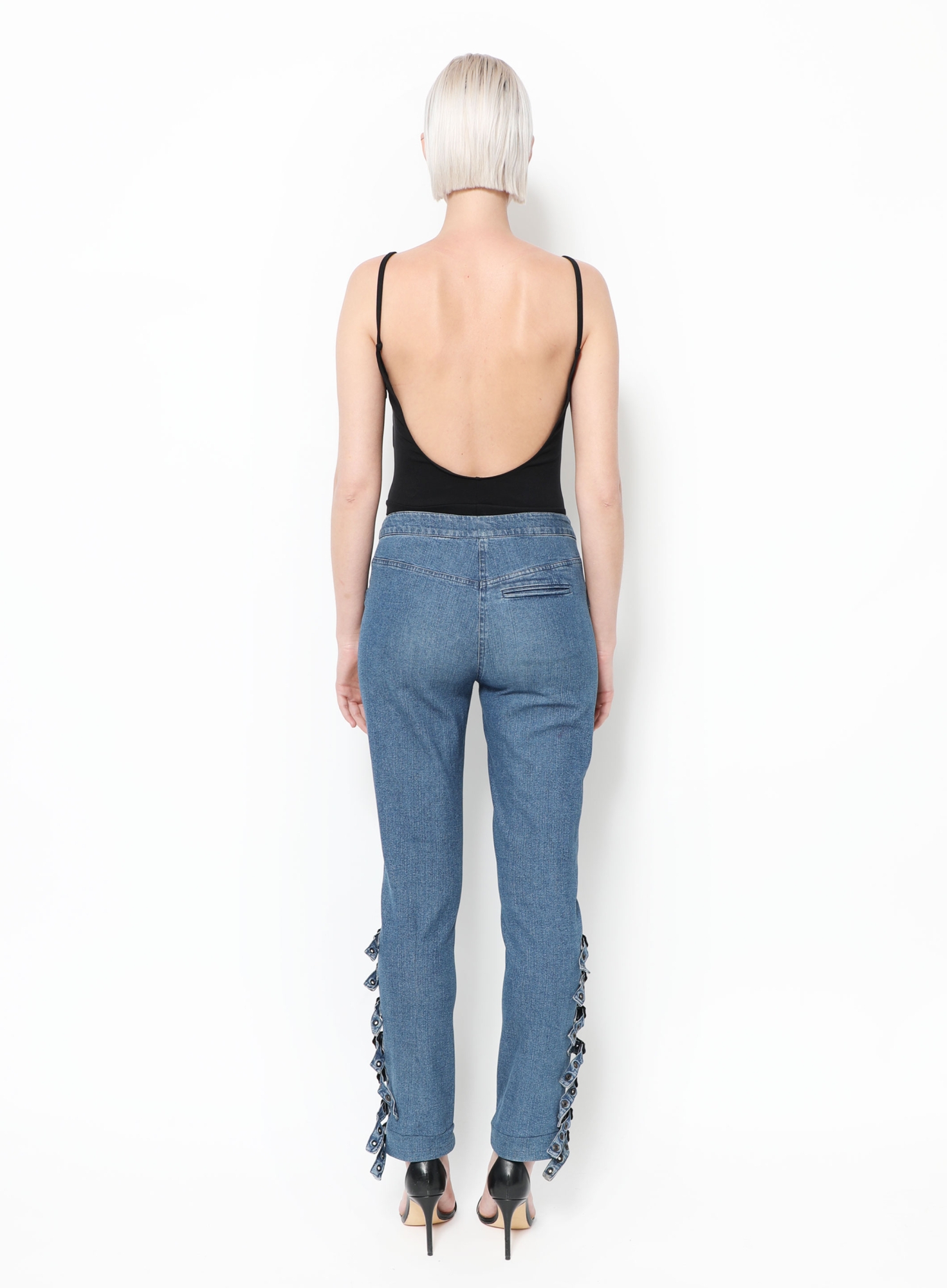 ※ NANA　デニム(Dior) 313DS05CY530 2003 Buckled Eyelet Jeans | Authentic & Vintage | ReSee