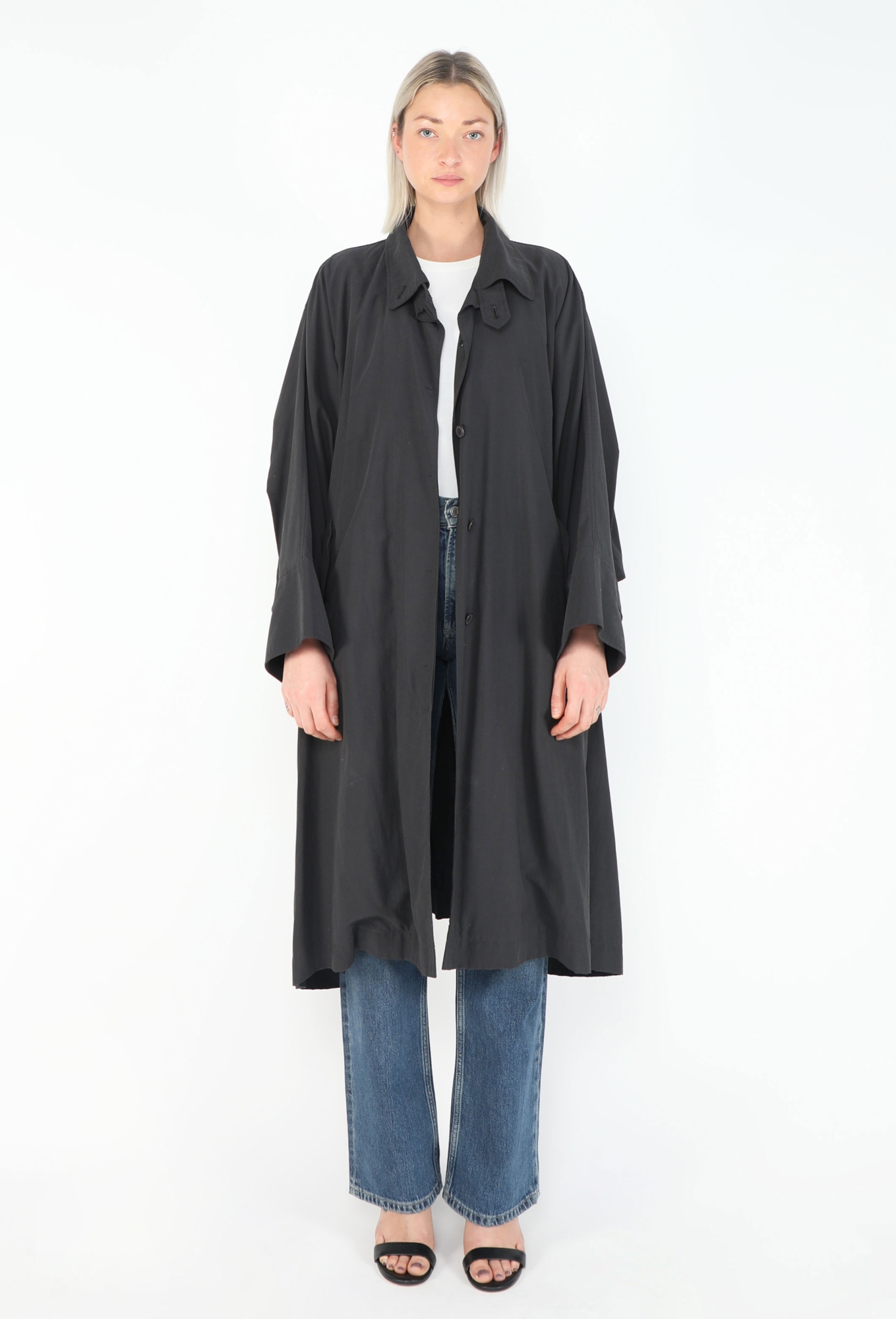 90s Batwing Nylon Trench - Issey Miyake | ReSee