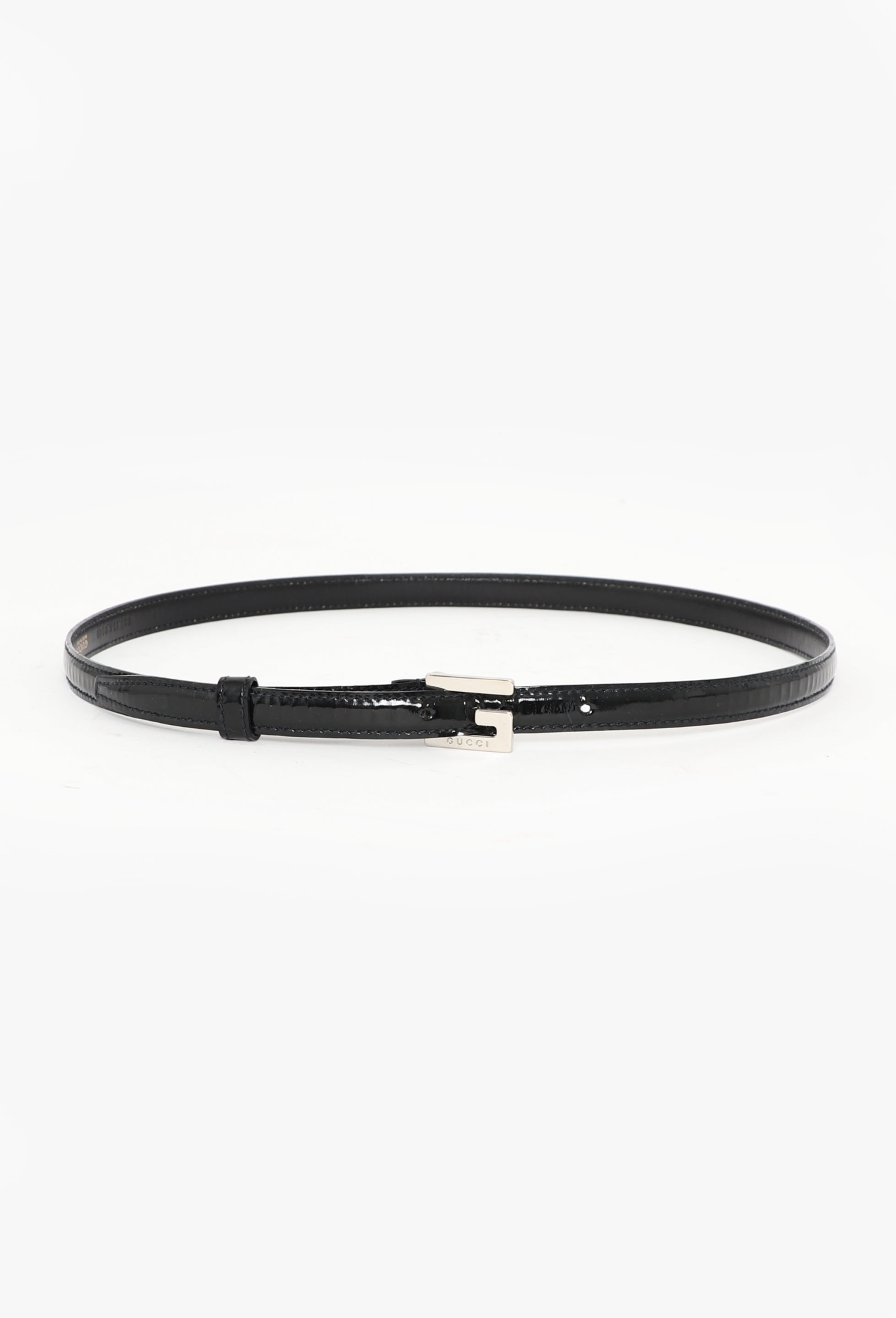 Tom Ford F/W 1995 Patent Emblem Belt | Authentic & Vintage | ReSee