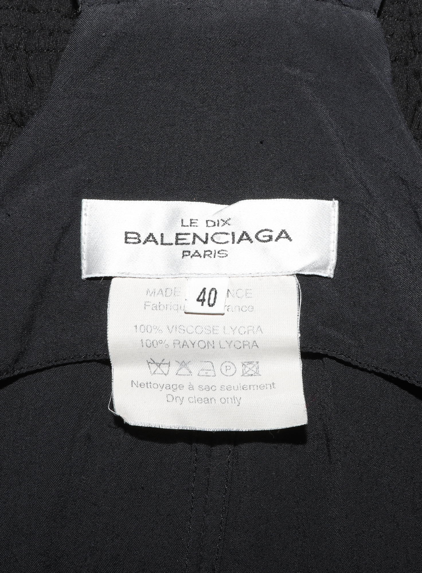 balenciaga black dress label Balenciaga Midi Dresses