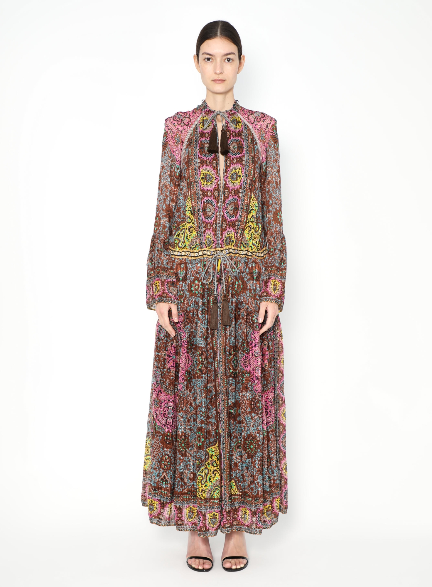 S/S 2017 Pleated Chiffon Kaftan | Authentic & Vintage | ReSee