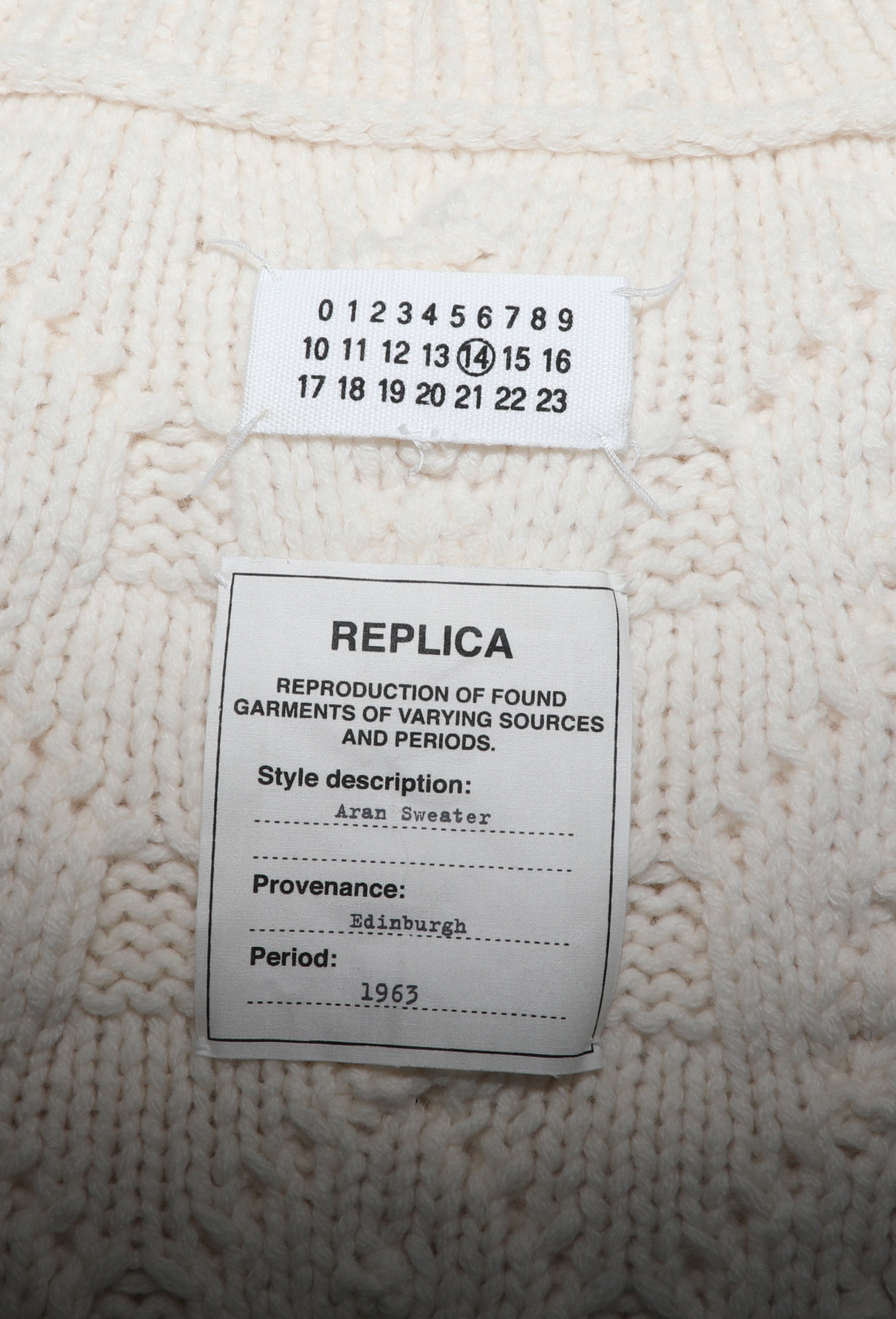 2013 Replica Aran Sweater - Maison Margiela | ReSee