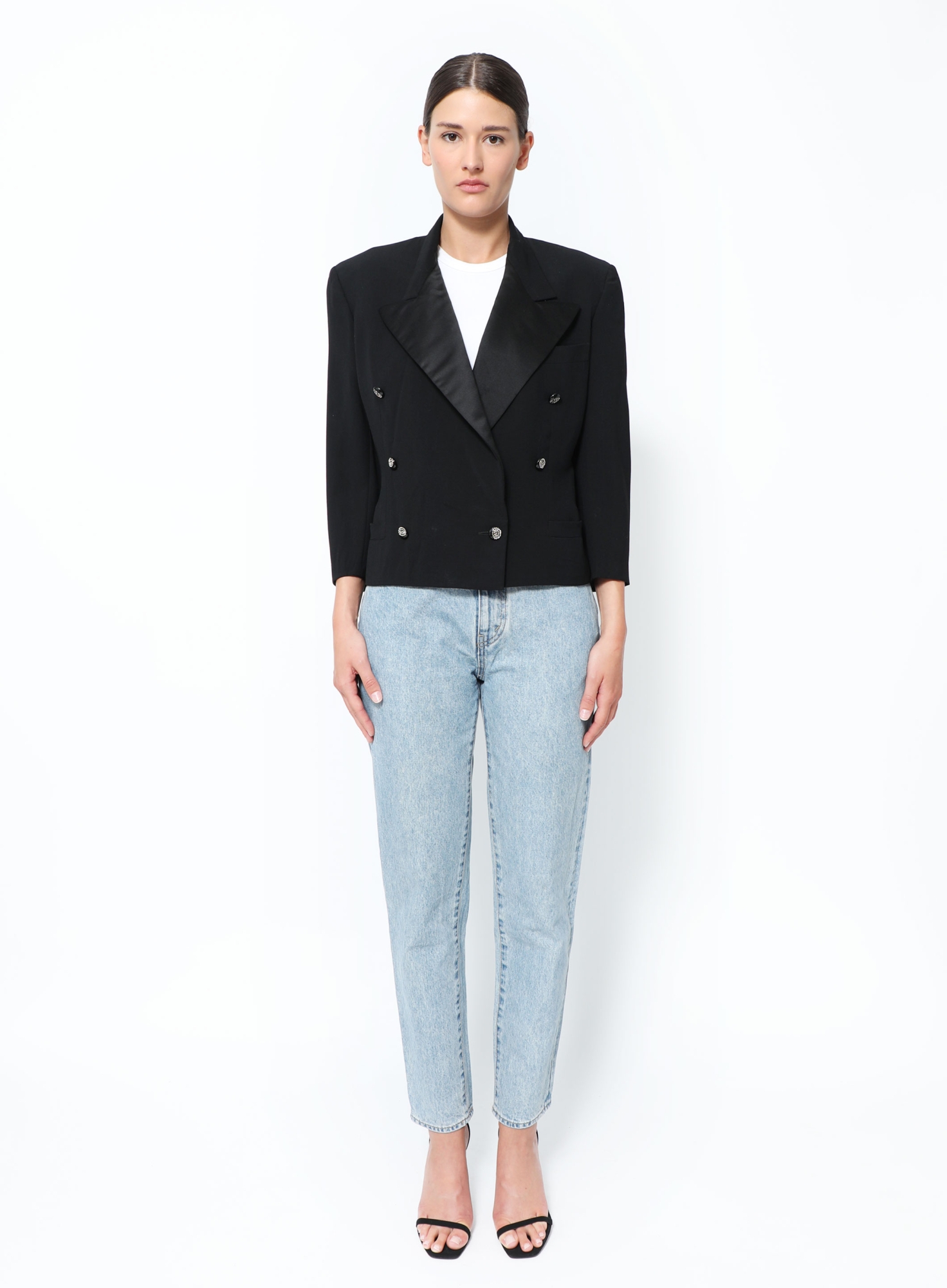 90s Embellished Smoking Blazer | Authentic & Vintage | ReSee