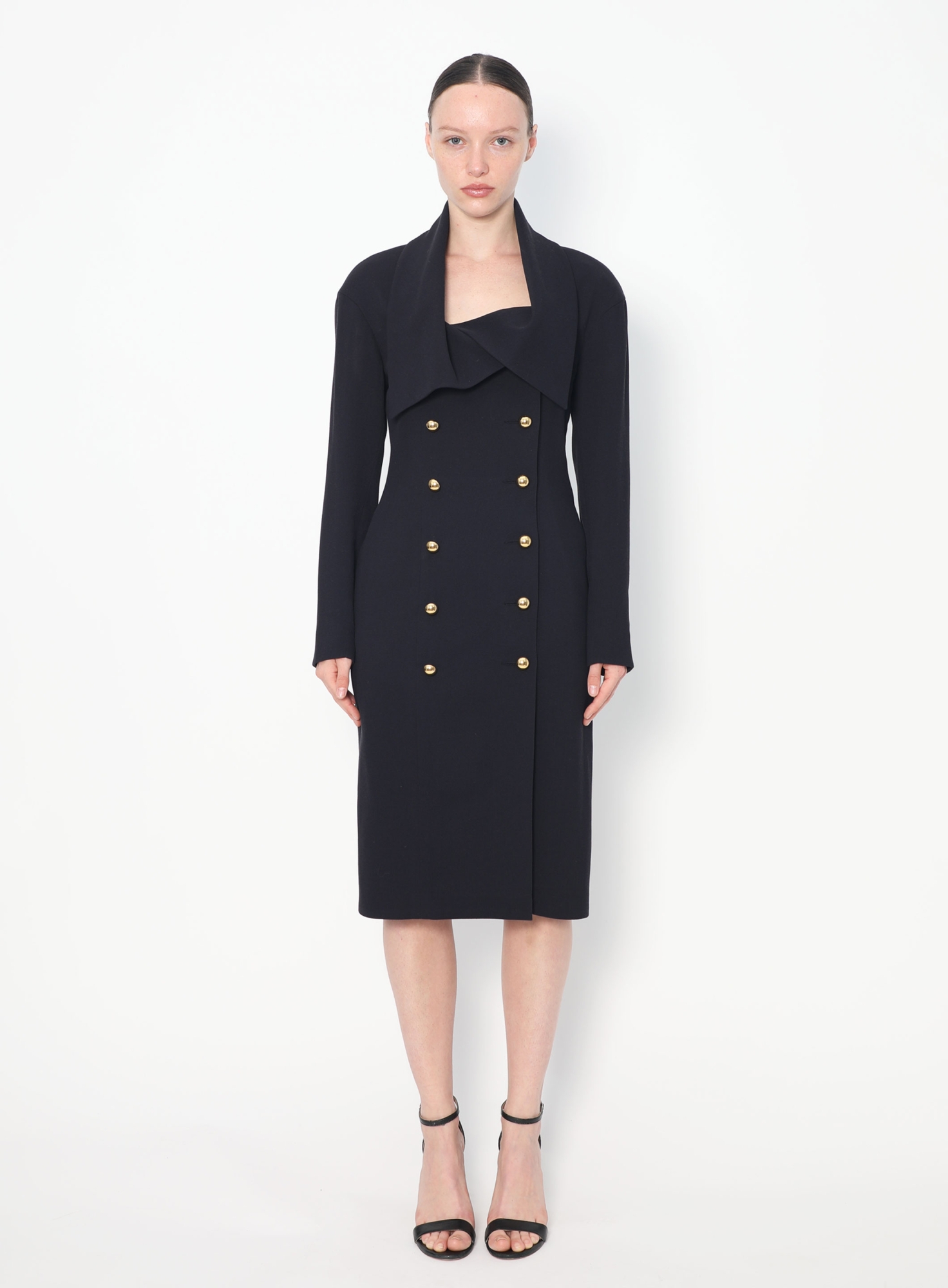 80s Lagerfeld Double-Breasted Dress | Authentic & Vintage | ReSee