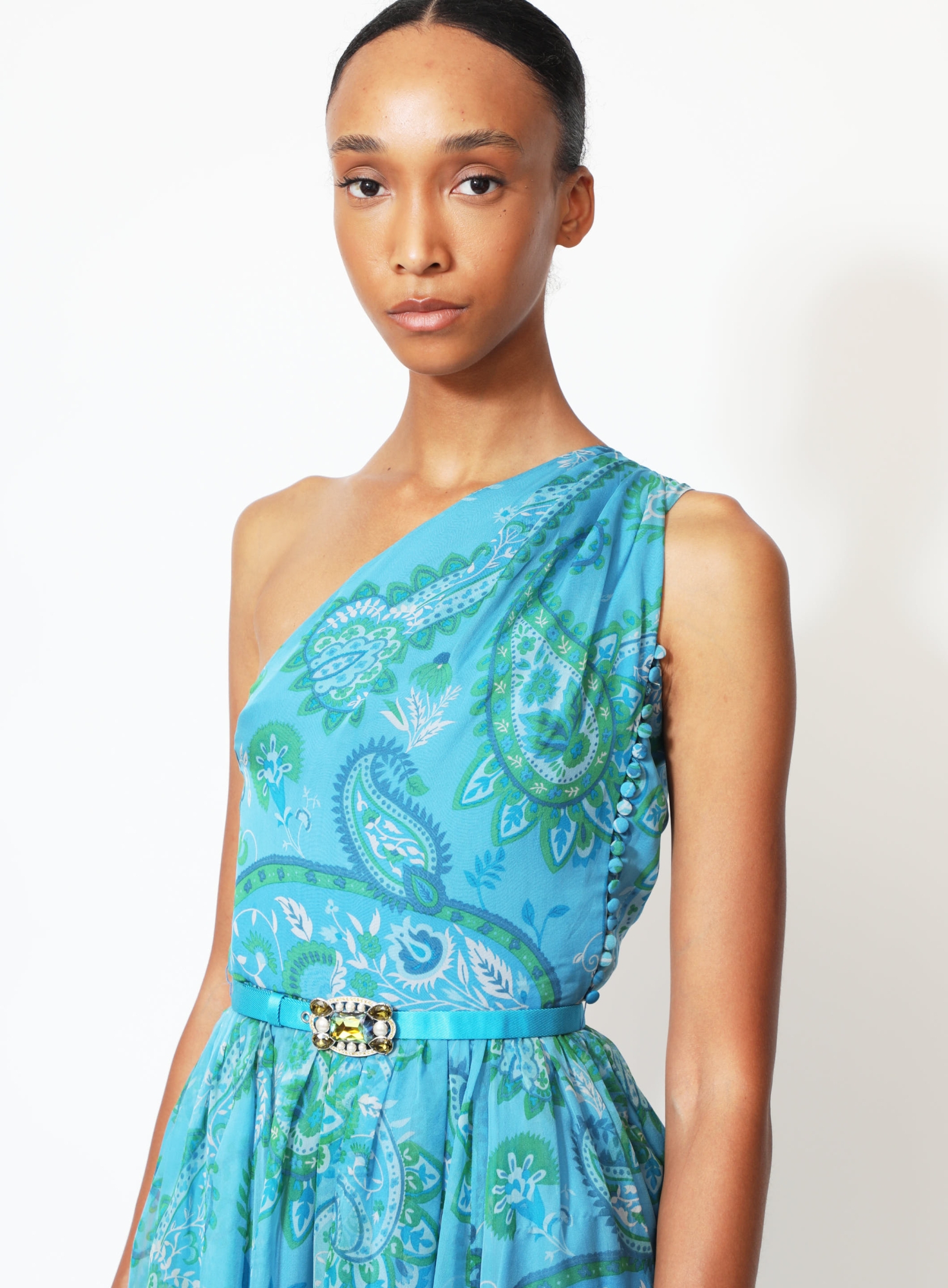 paisley chiffon dress LTS Tall Chocolate Brown Paisley Chiffon Tiered Dress