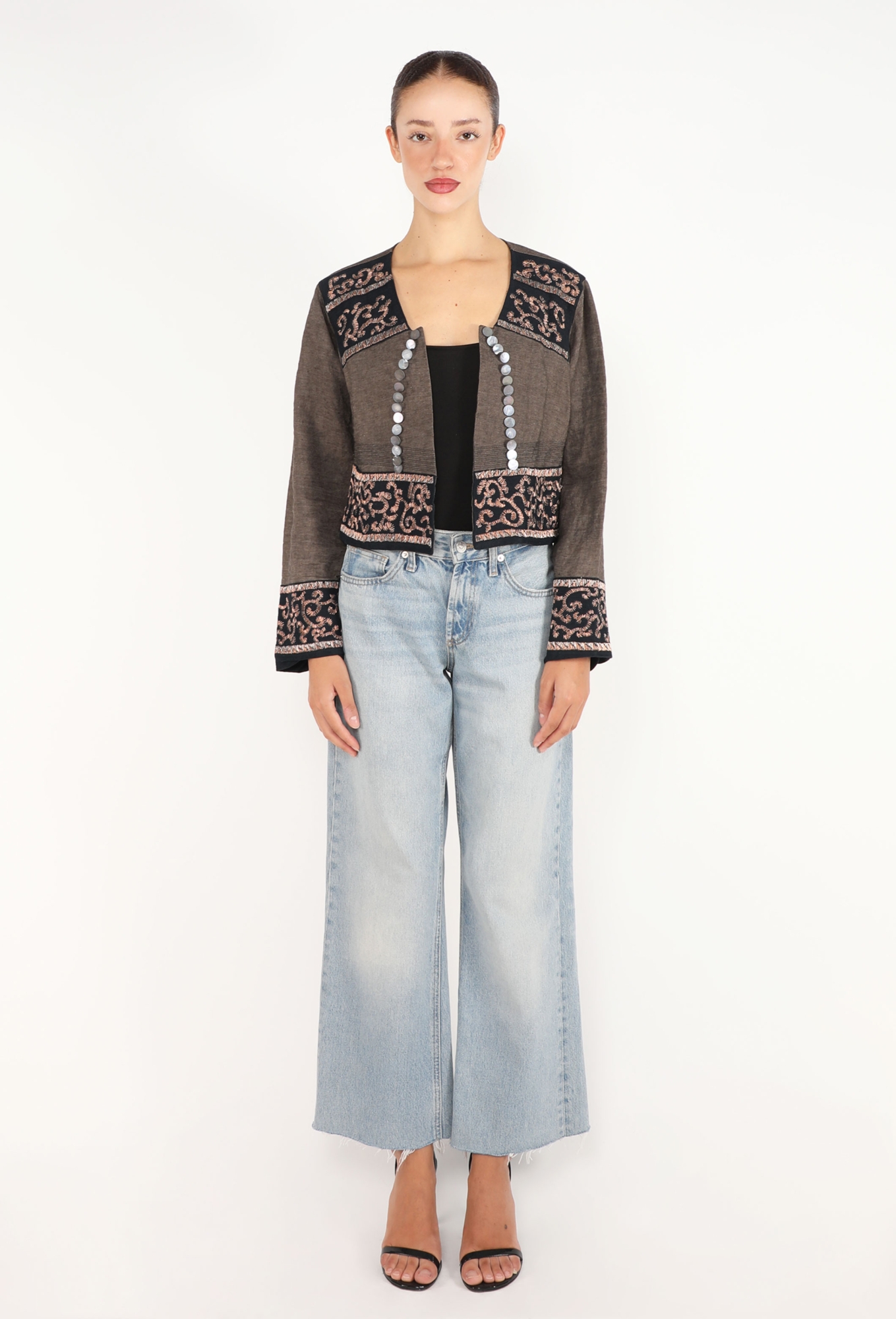 Embroidered Linen Jacket, S/S 2006 - Dries Van Noten | ReSee