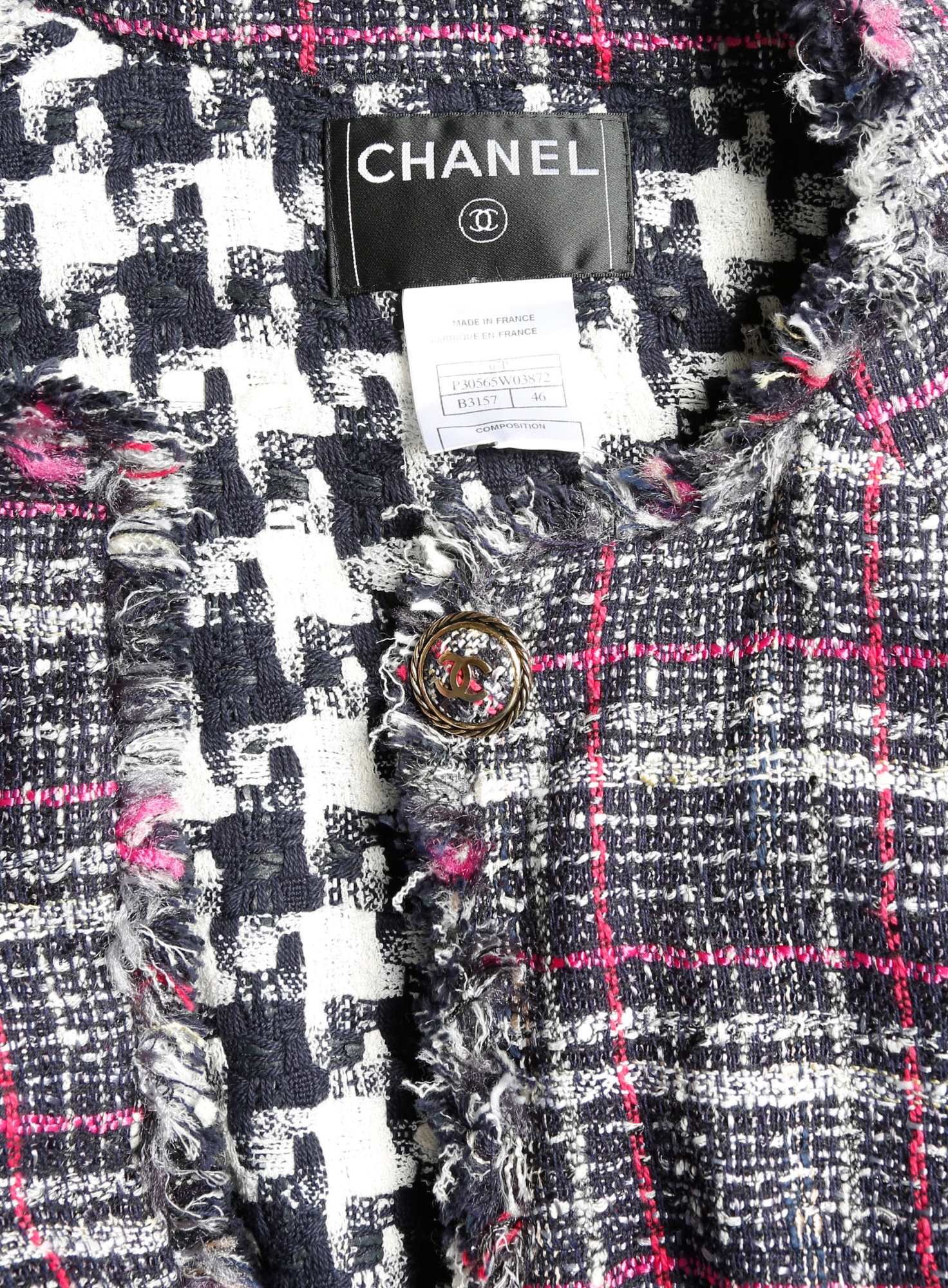 2007 Tweed Frayed Trim Jacket | Authentic & Vintage | ReSee
