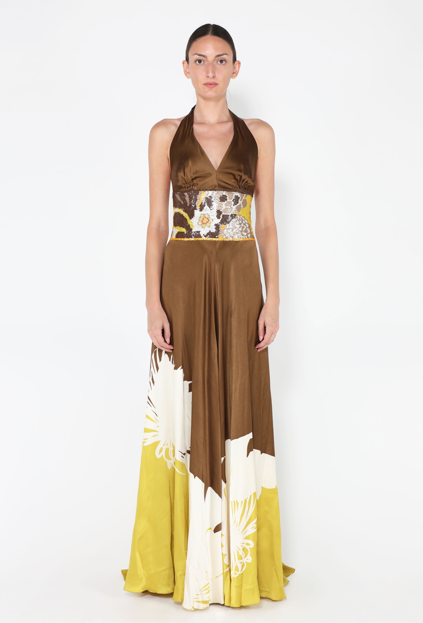 Silk Sequin Halter Gown, S/S 2005 - Valentino | ReSee