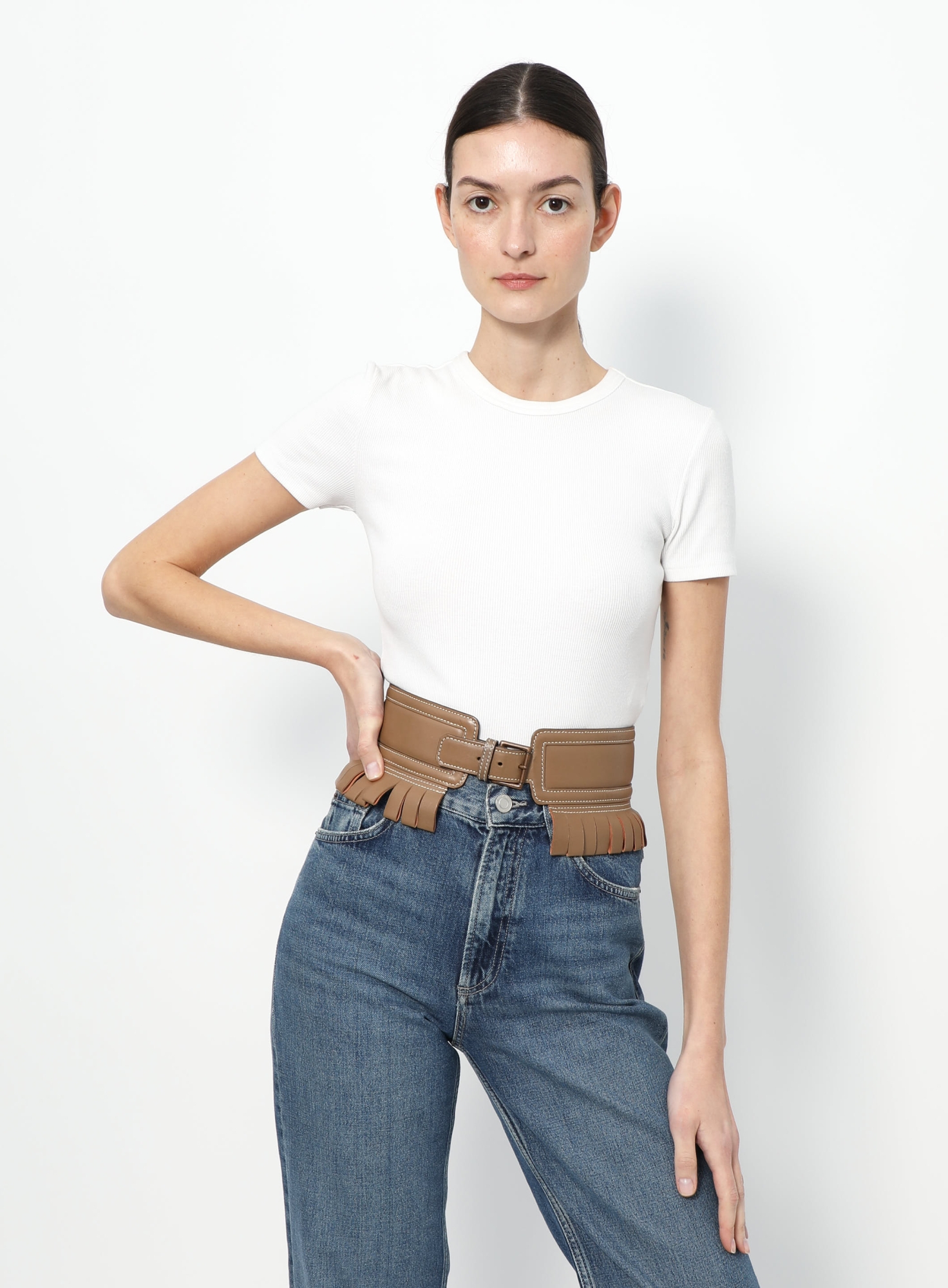 Leather Fringe Corset Belt | Authentic & Vintage | ReSee