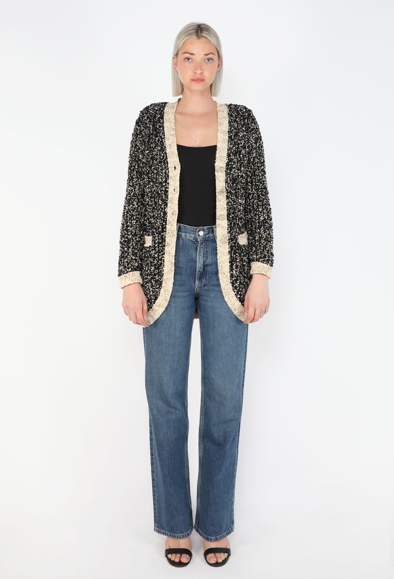 Paris-Egypt Lurex Tweed Cardigan, 2019 - Chanel | ReSee