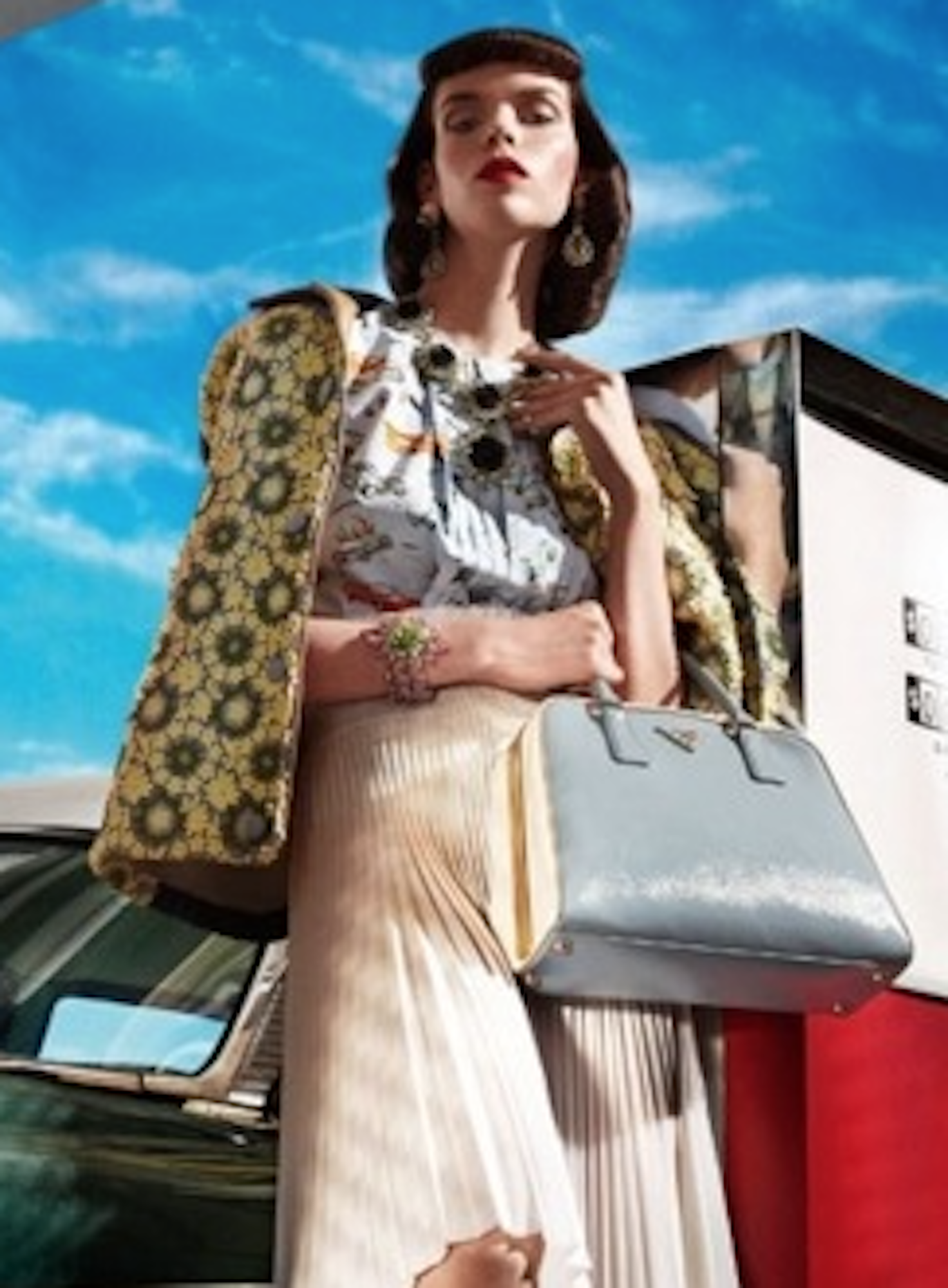 S/S 2012 Automobile Print Top - Prada | Authentic & Vintage | ReSee