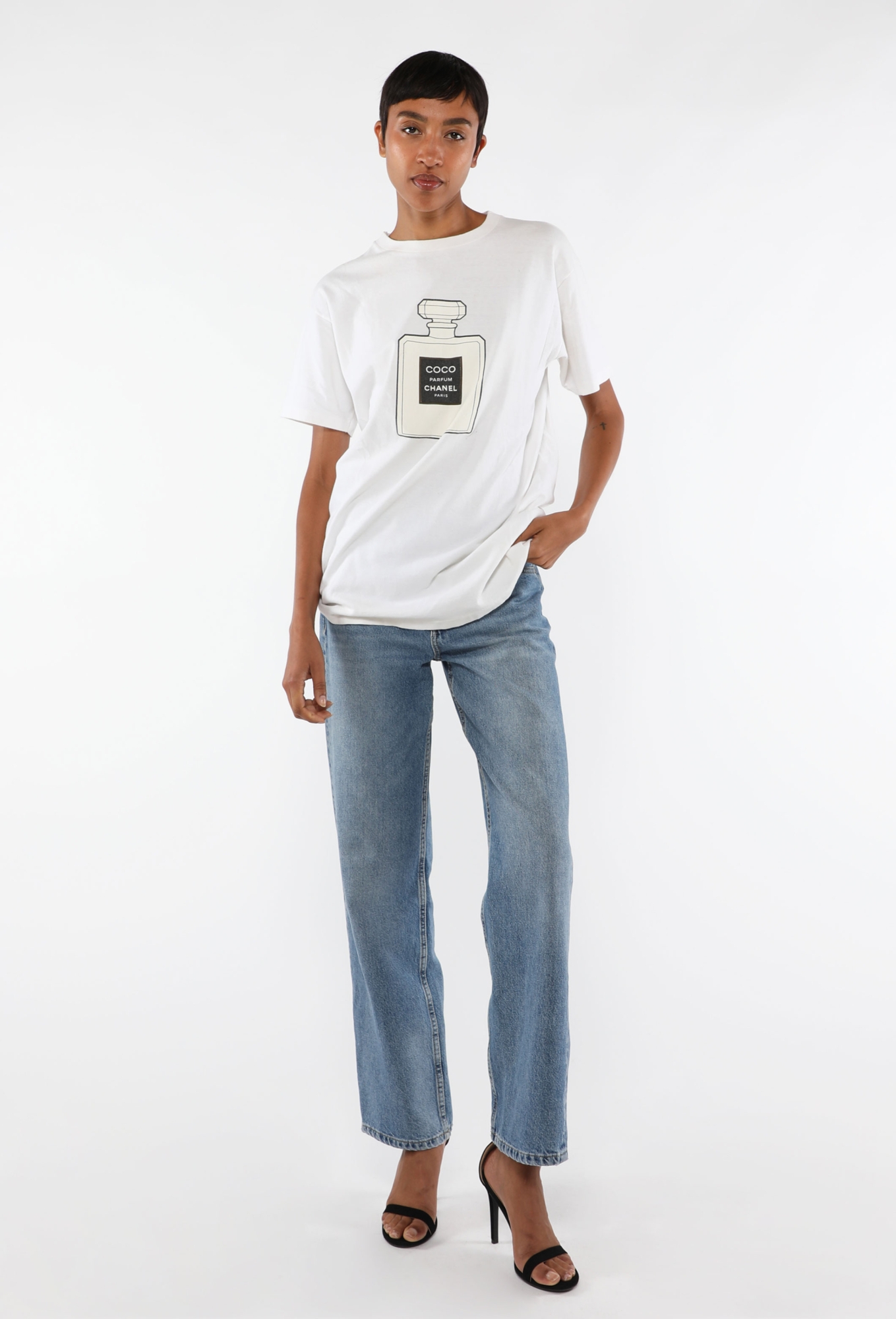Boutique Uniform 'COCO Parfum' T-Shirt, 1990s - Chanel | ReSee