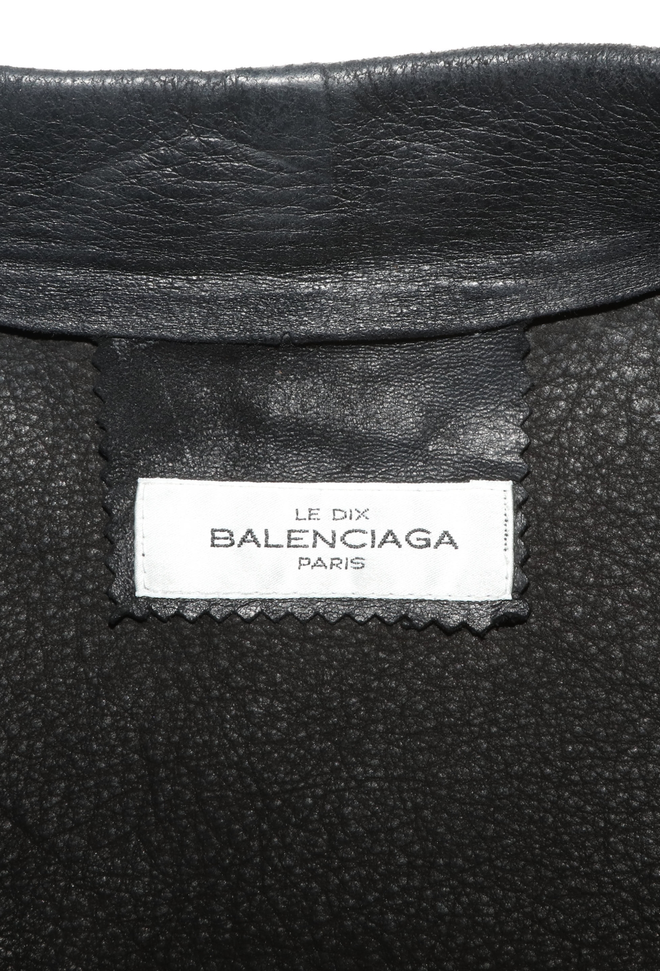 Le Dix F/W 2000 Leather Zip Jacket - Balenciaga | ReSee