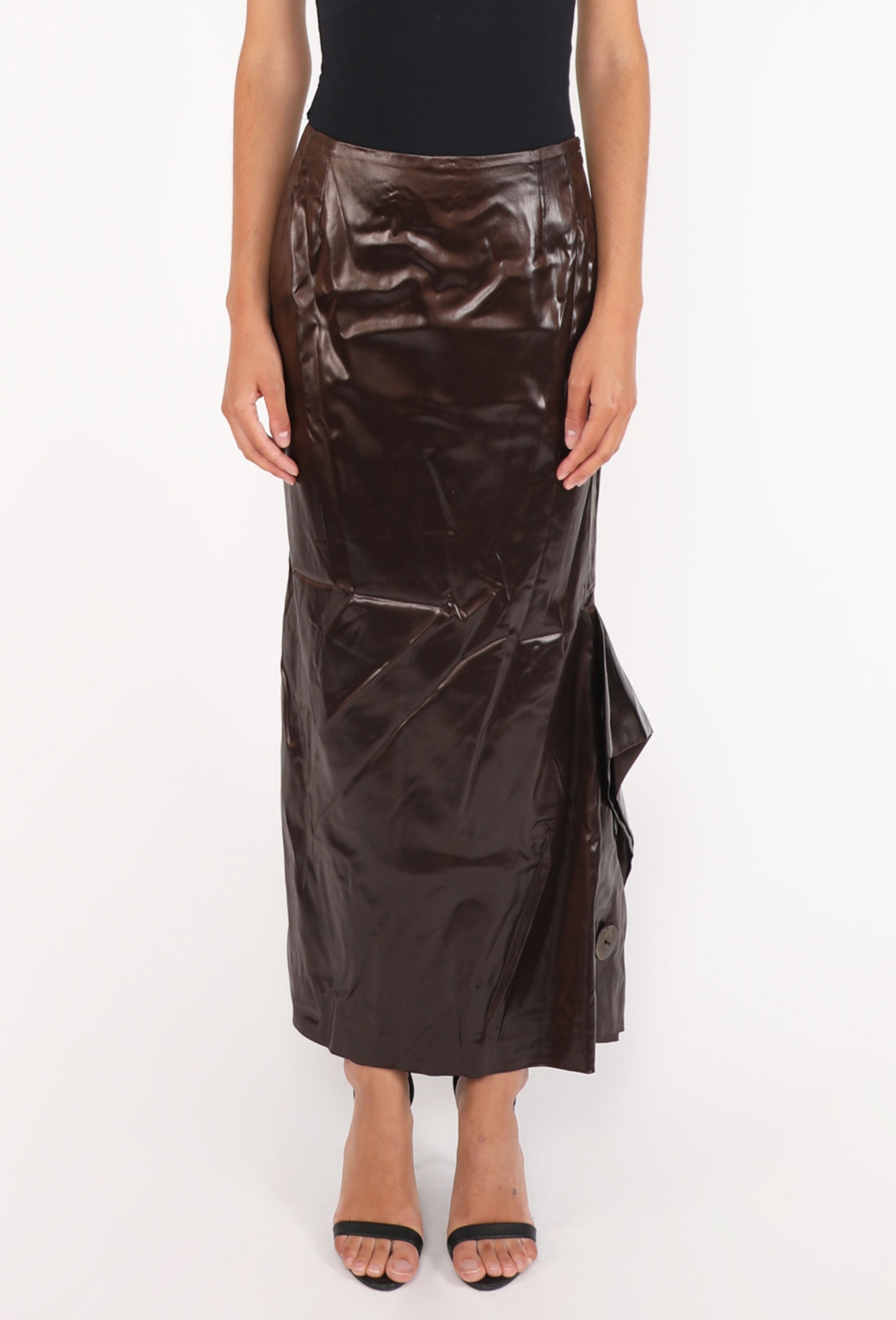Asymmetrical Satin Skirt, 2001 - John Galliano | ReSee