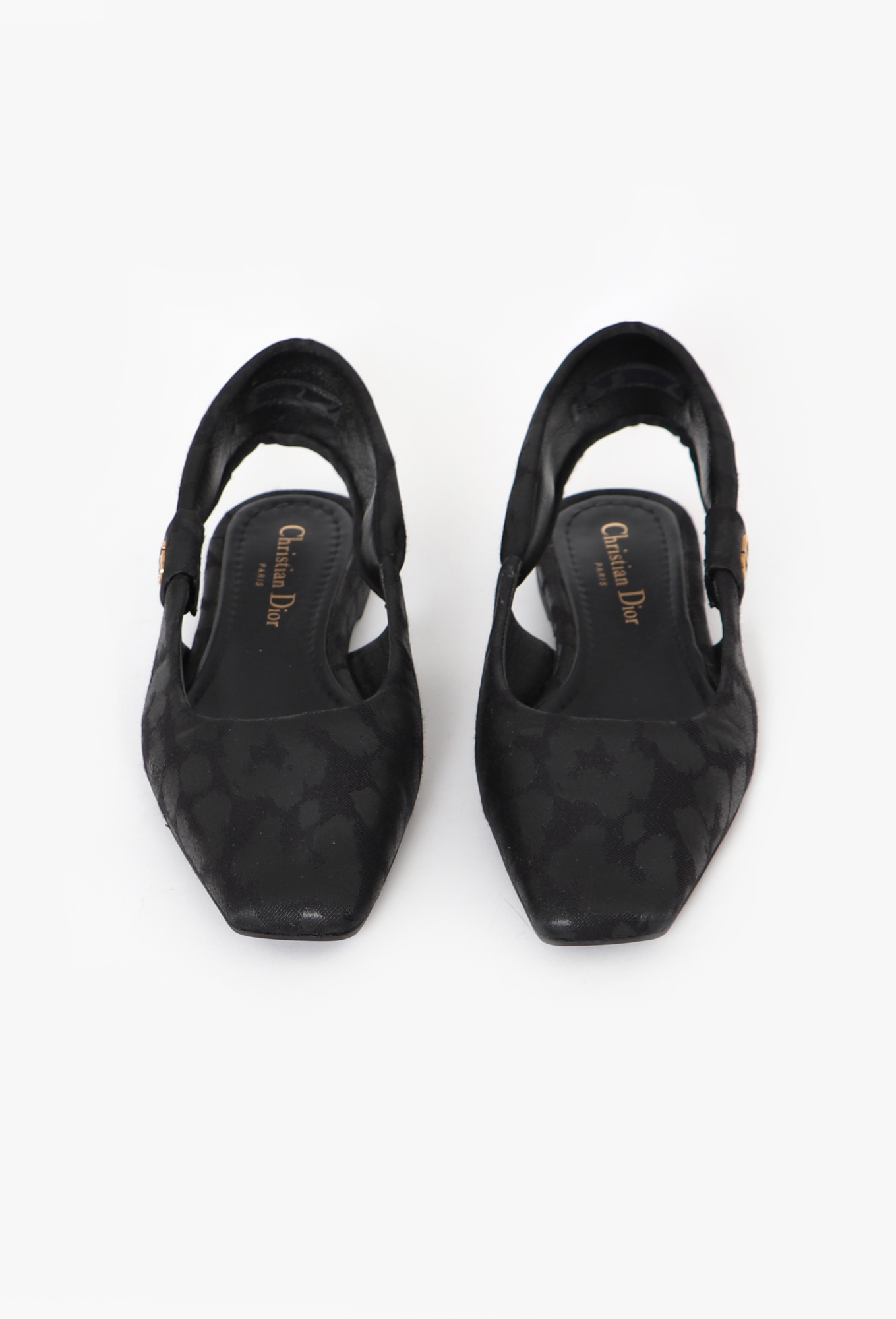 2022 Leopard Jacquard Mizza Slingbacks | Authentic & Vintage | ReSee